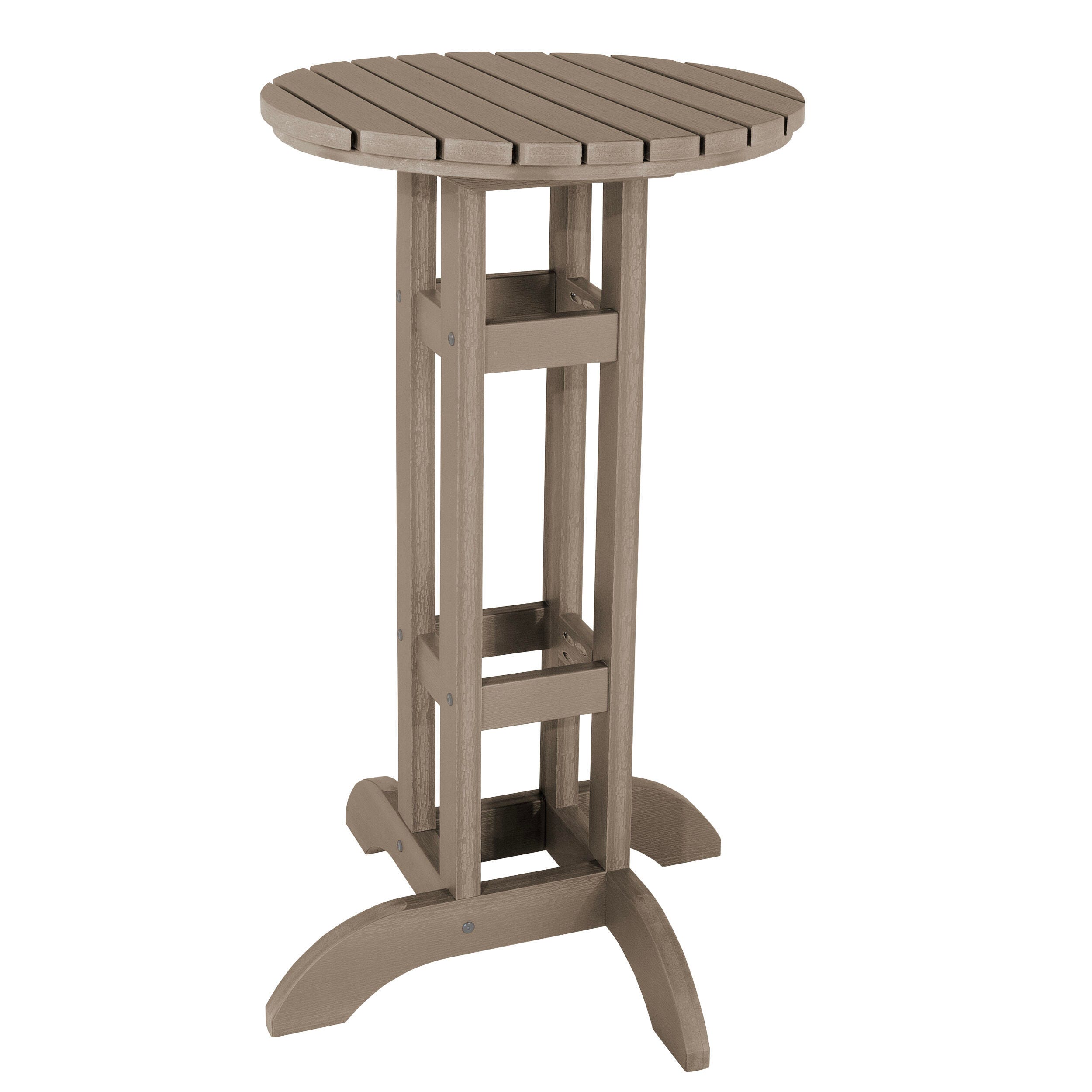 Highwood Lehigh Outdoor Bar Table, Woodland Brown, large