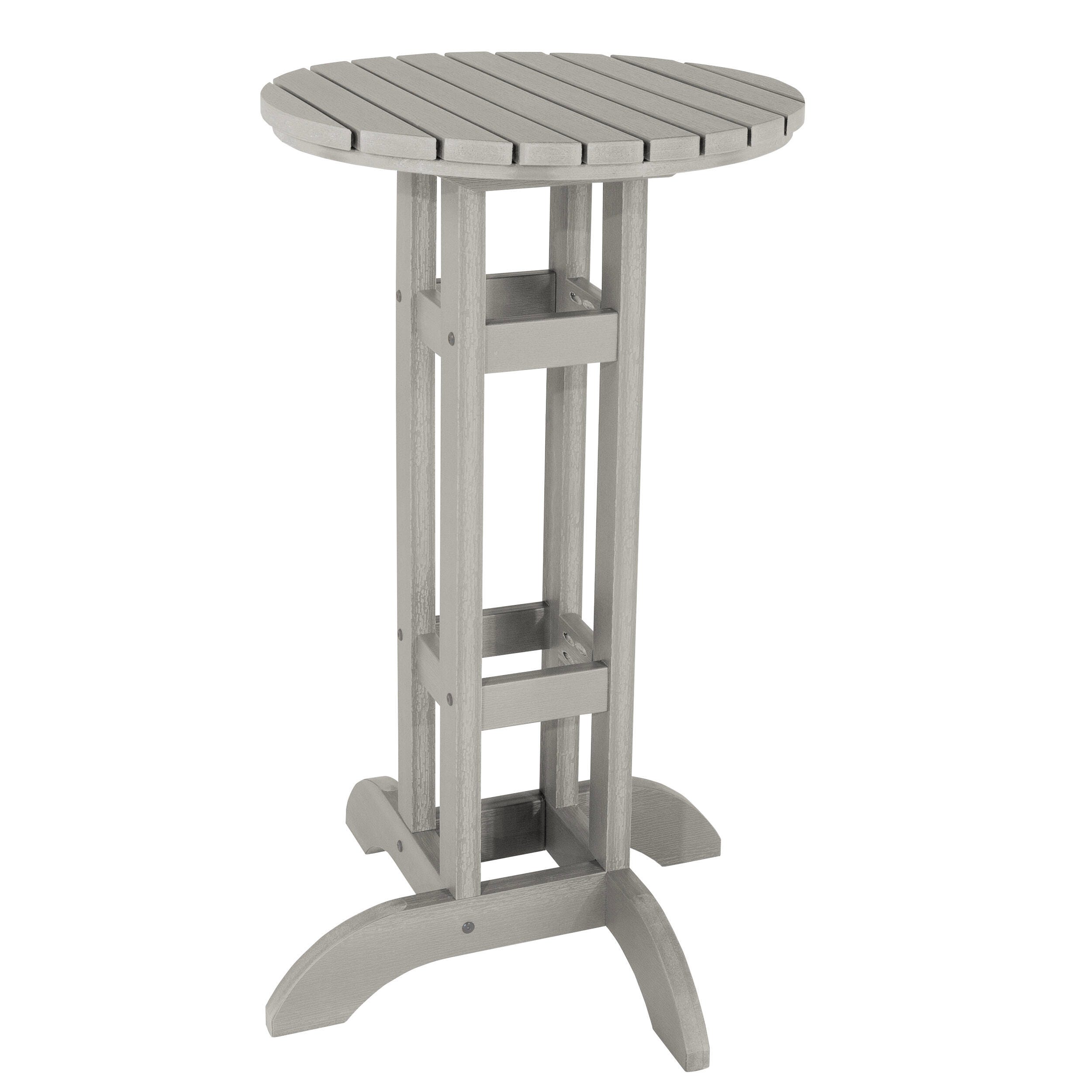 Highwood Lehigh Outdoor Bar Table, Harbor Gray, large