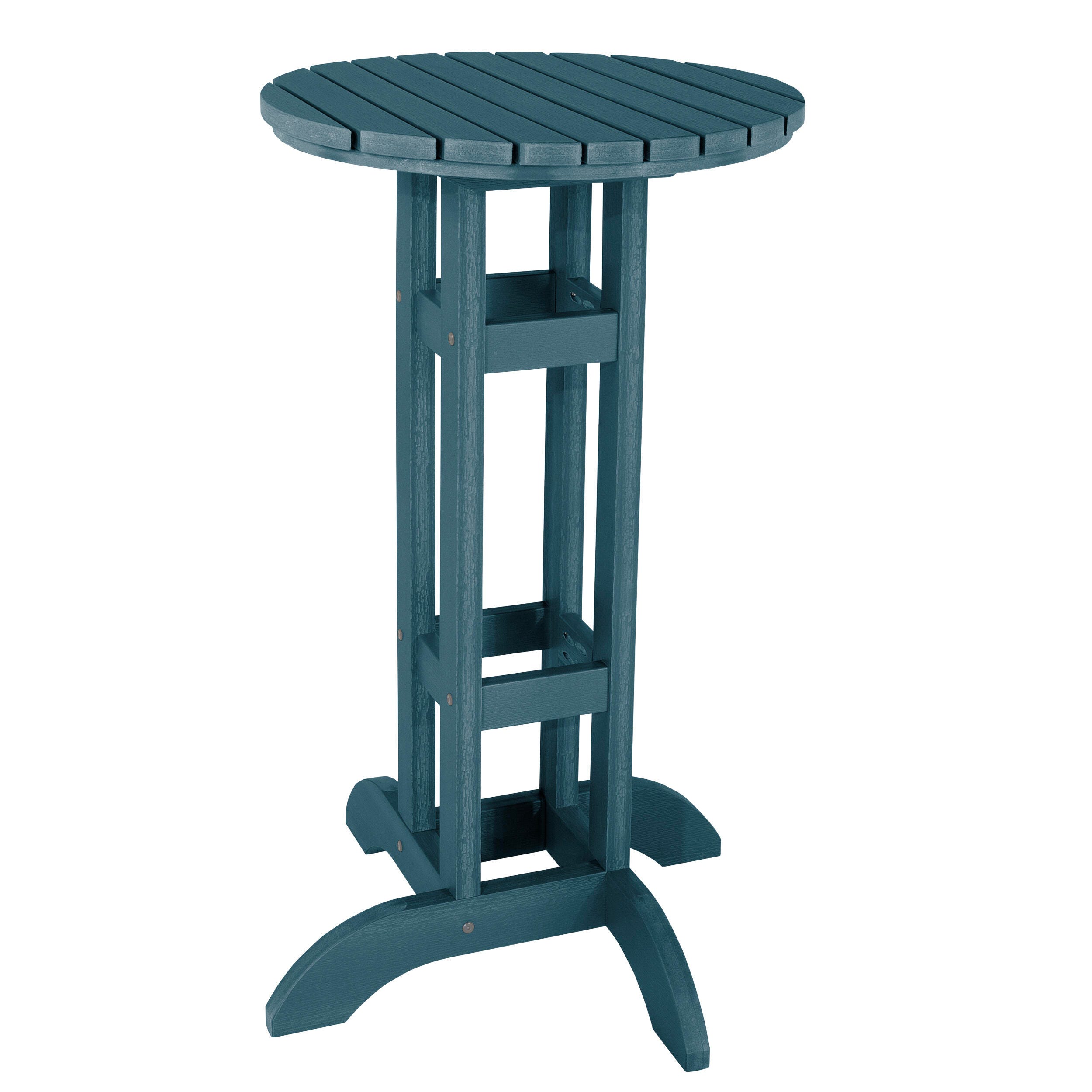 Highwood Lehigh Outdoor Bar Table, Nantucket Blue, large