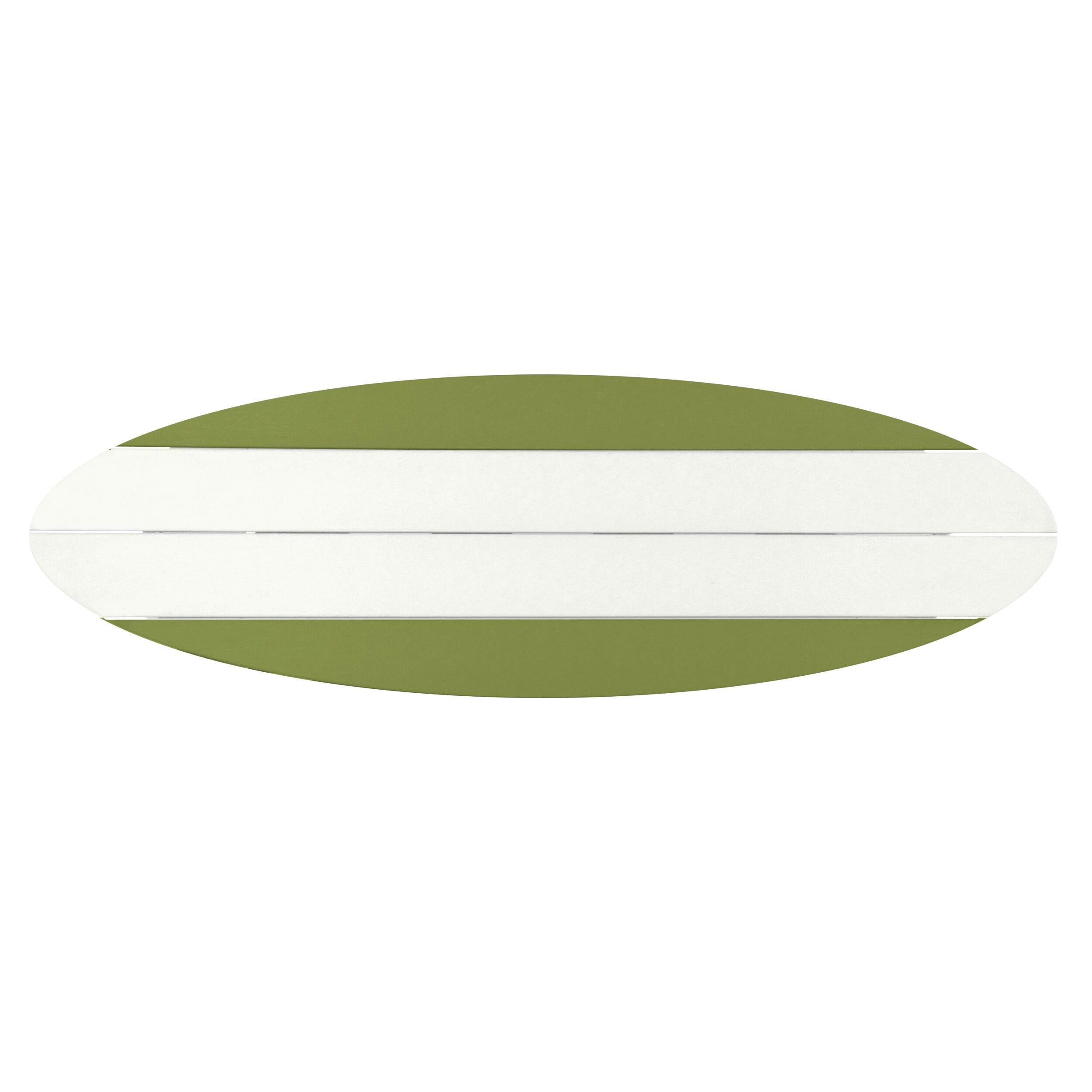 Bahia Verde Shoreline Outdoor Bar Table and 2 Bar Stools, White/Palm Green, large