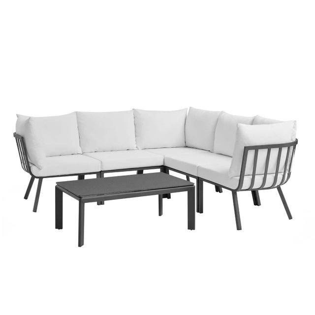 Modway Riverside 6-Piece Outdoor Sectional Set