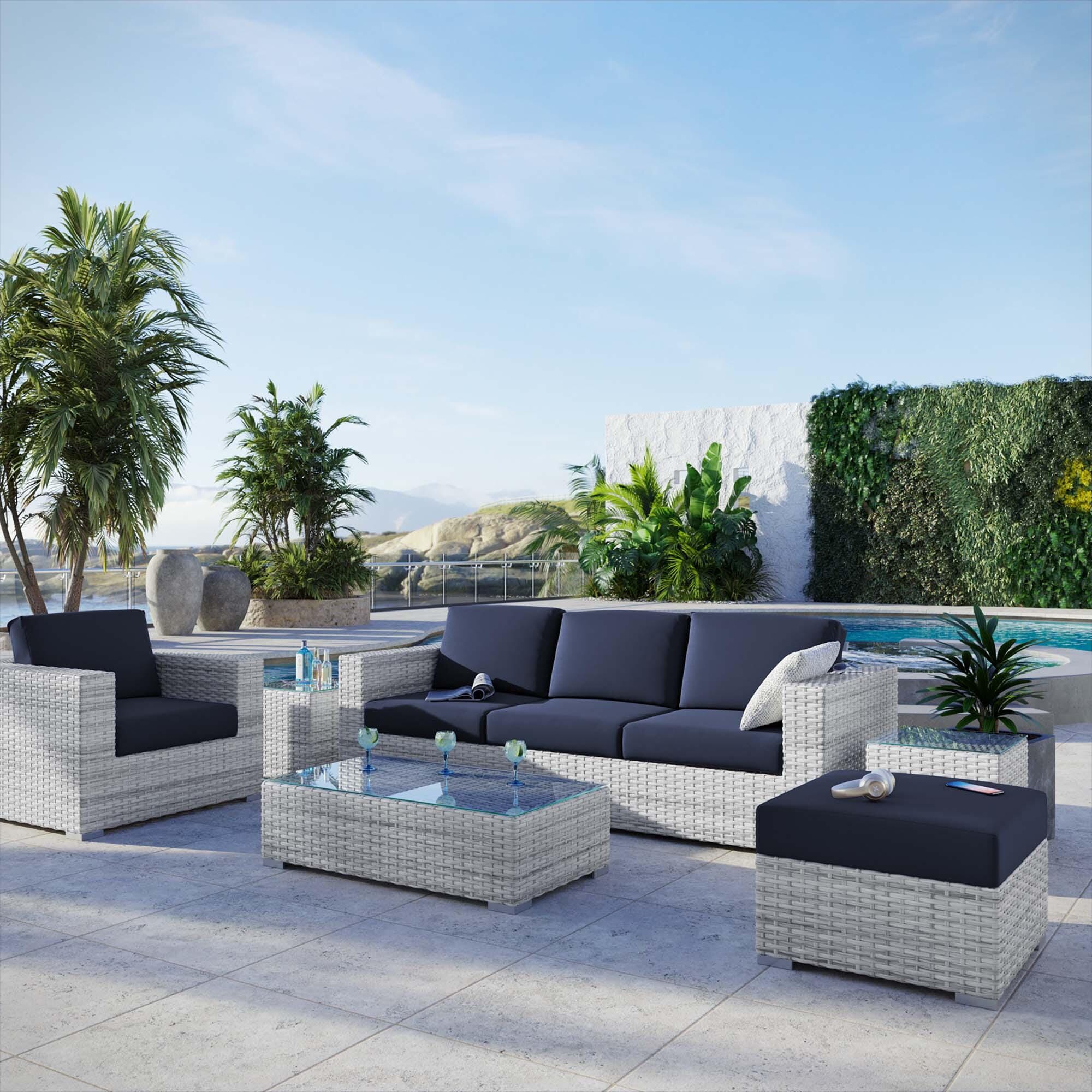 Modway Convene Outdoor Conversation Set, , large