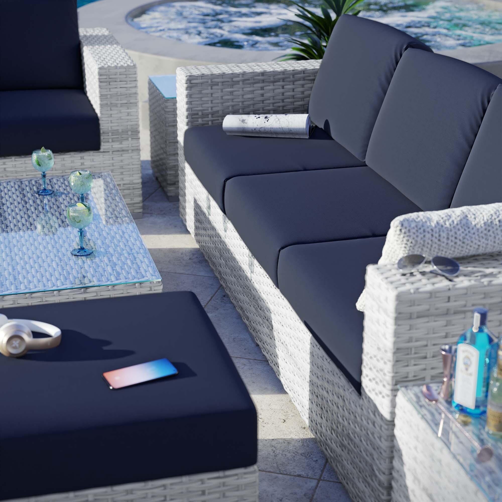 Modway Convene Outdoor Conversation Set, , large