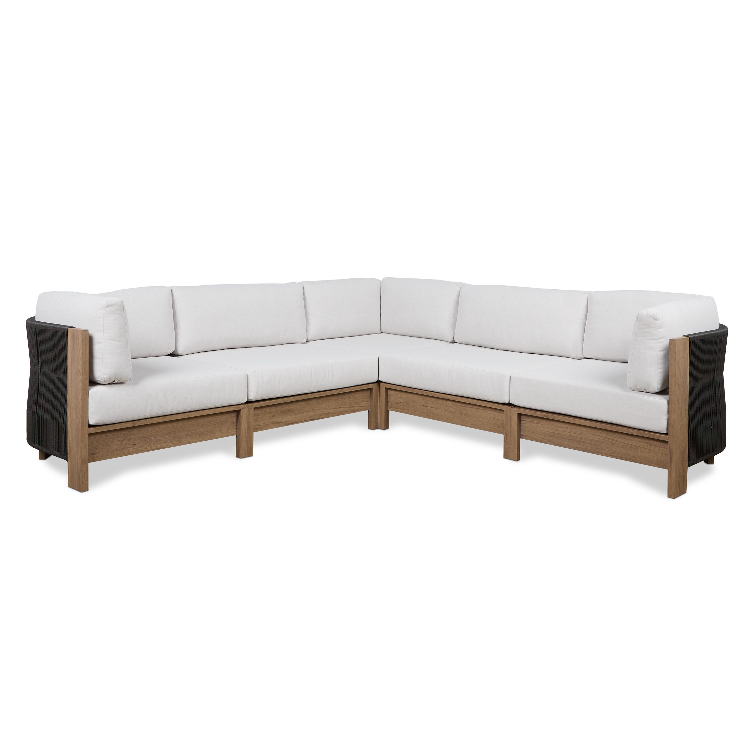 Real Flame Stratton 5-Piece Outdoor Sectional, , large