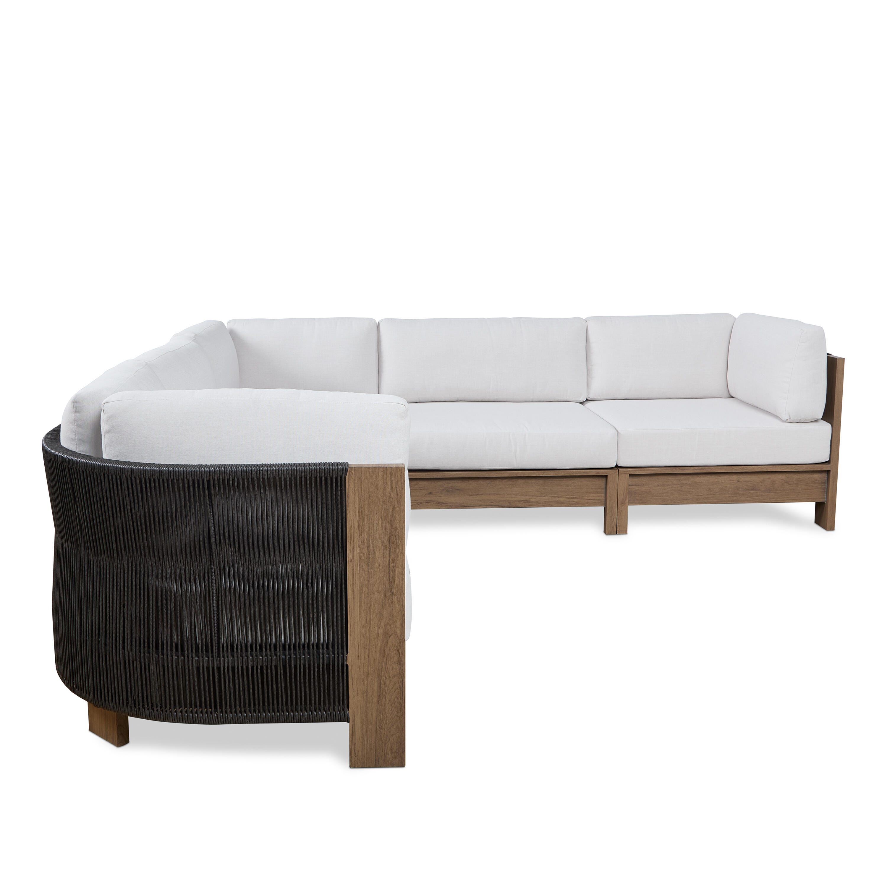 Real Flame Stratton 5-Piece Outdoor Sectional, , large