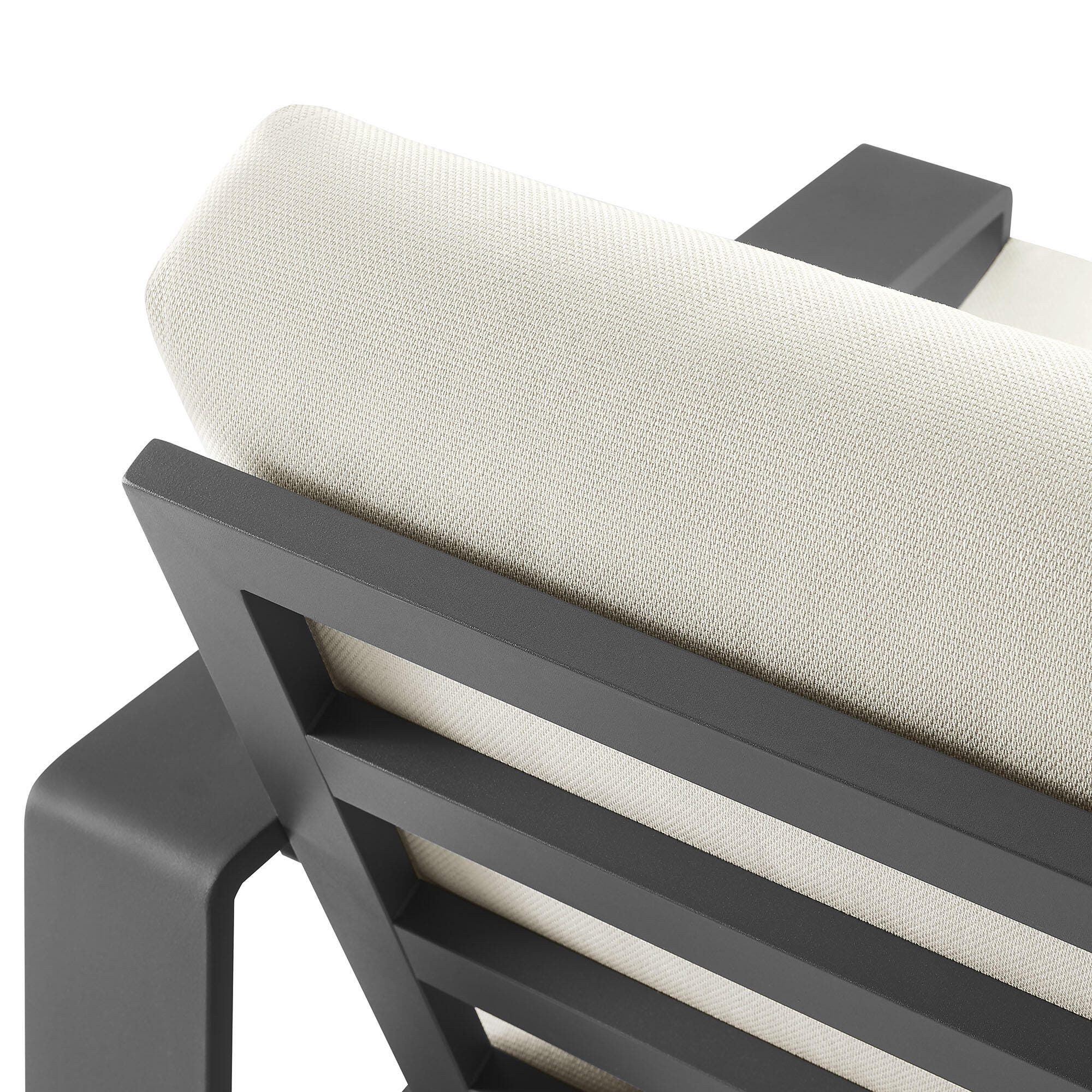 Modway Lirienne Outdoor Lounge Chair (Set of 2), Cream, large