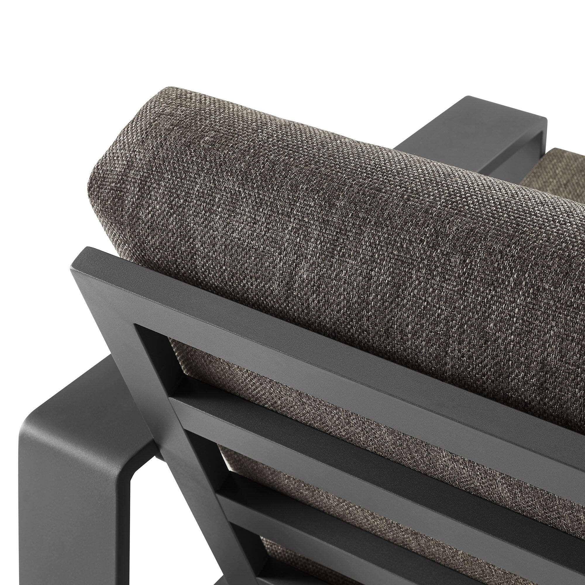 Modway Lirienne Outdoor Lounge Chair (Set of 2), Smoke, large