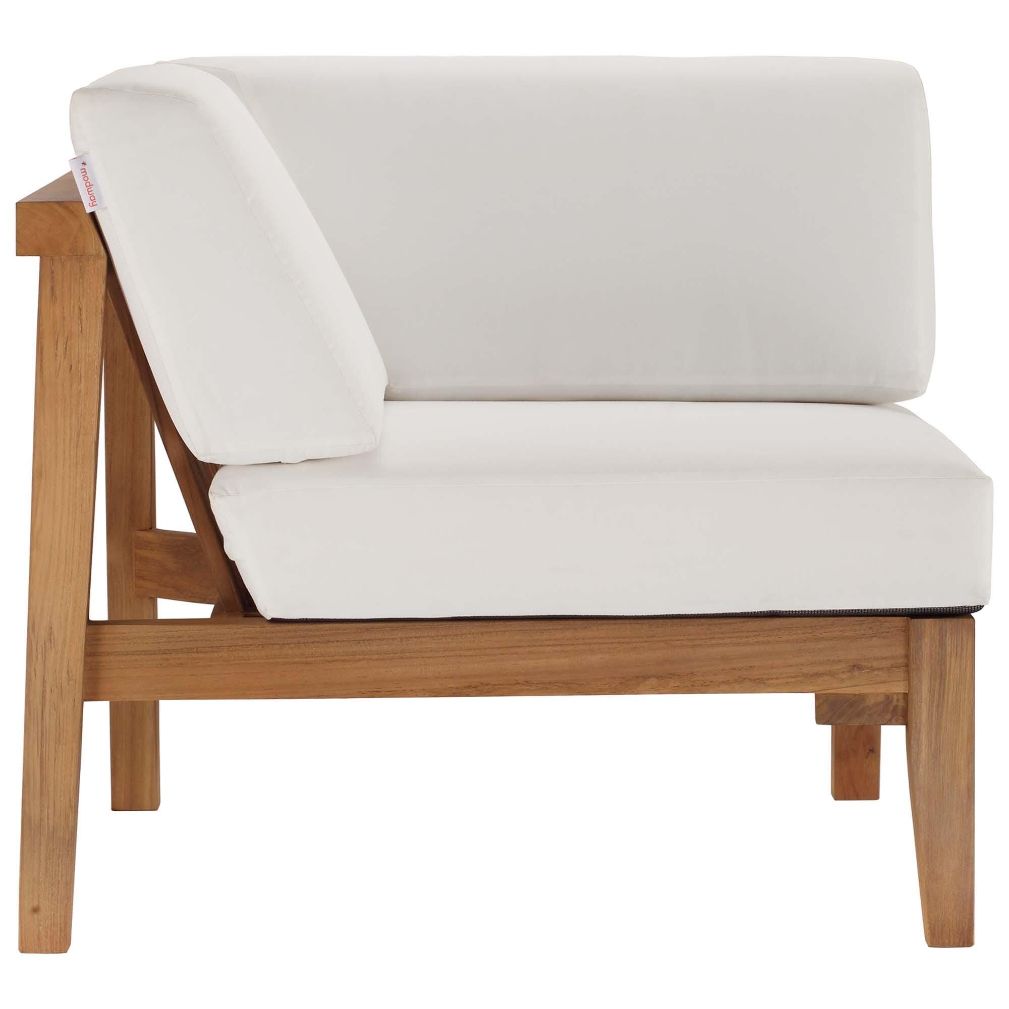 Modway Bayport 3-Piece Outdoor Sectional Sofa Set, , large