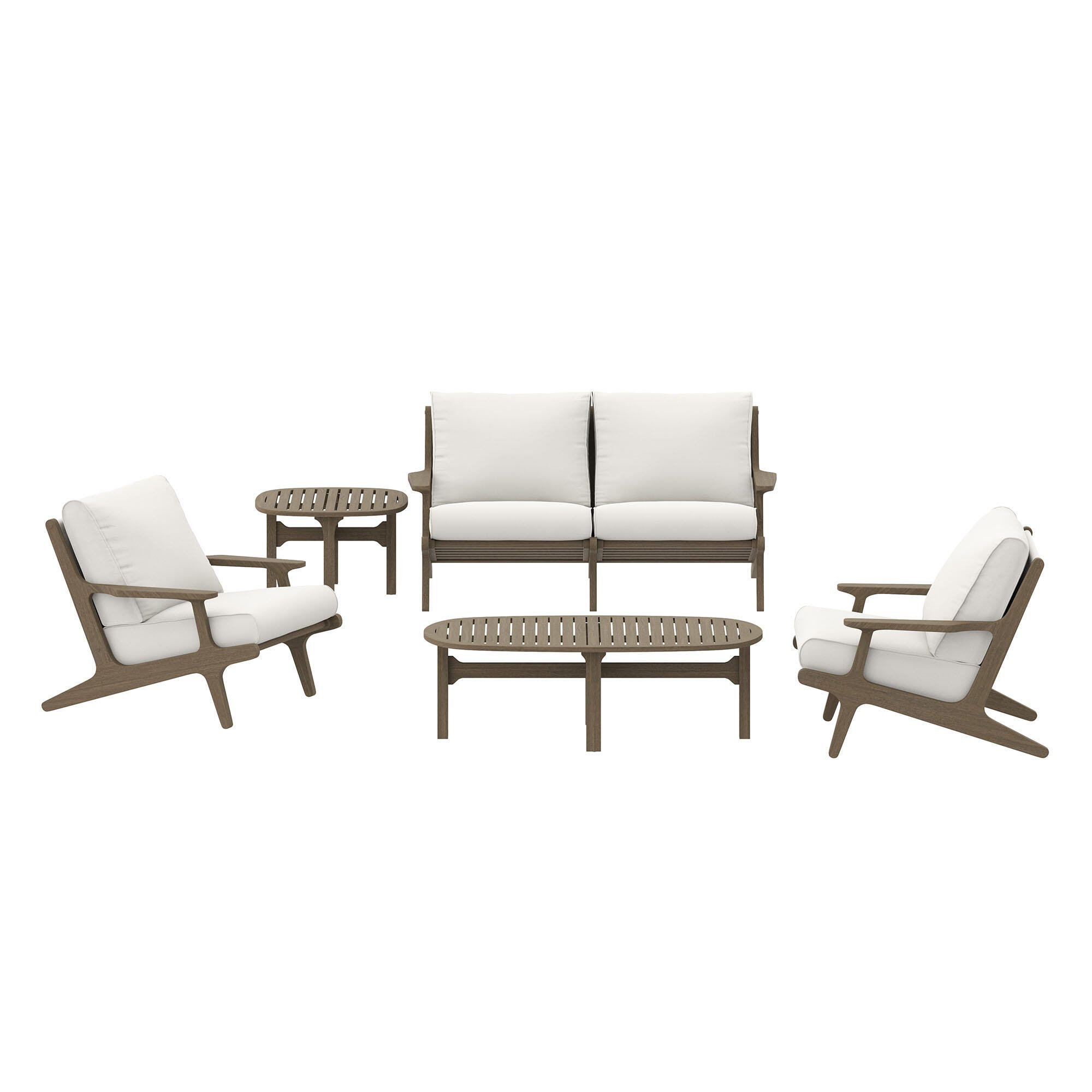Modway Saratoga Outdoor Conversation Set, , large