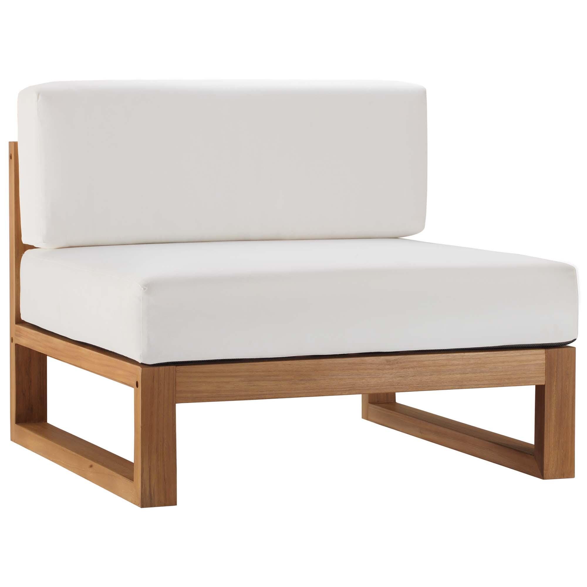 Modway Upland 4-Piece Outdoor Sectional with Coffee Table, , large