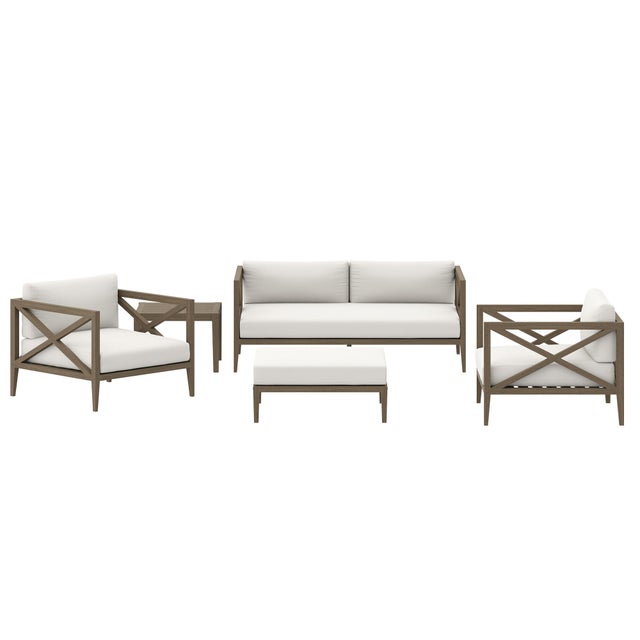 Modway Northlake Outdoor Conversation Set with Side Table