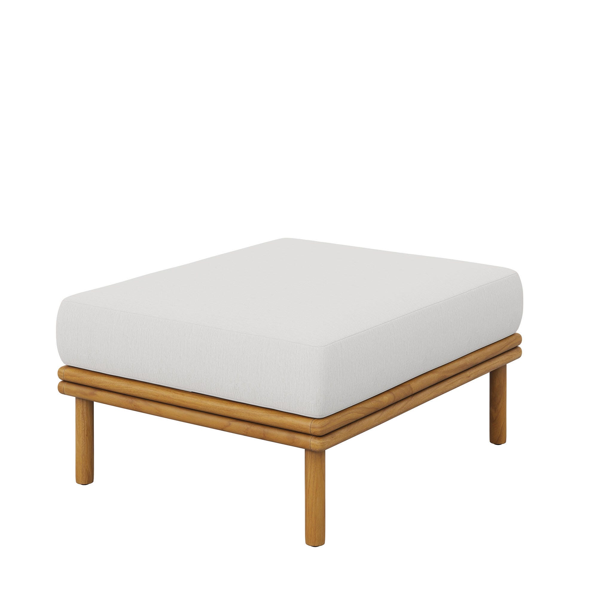 Modway Wren Outdoor Conversation Set, Natural/White, large