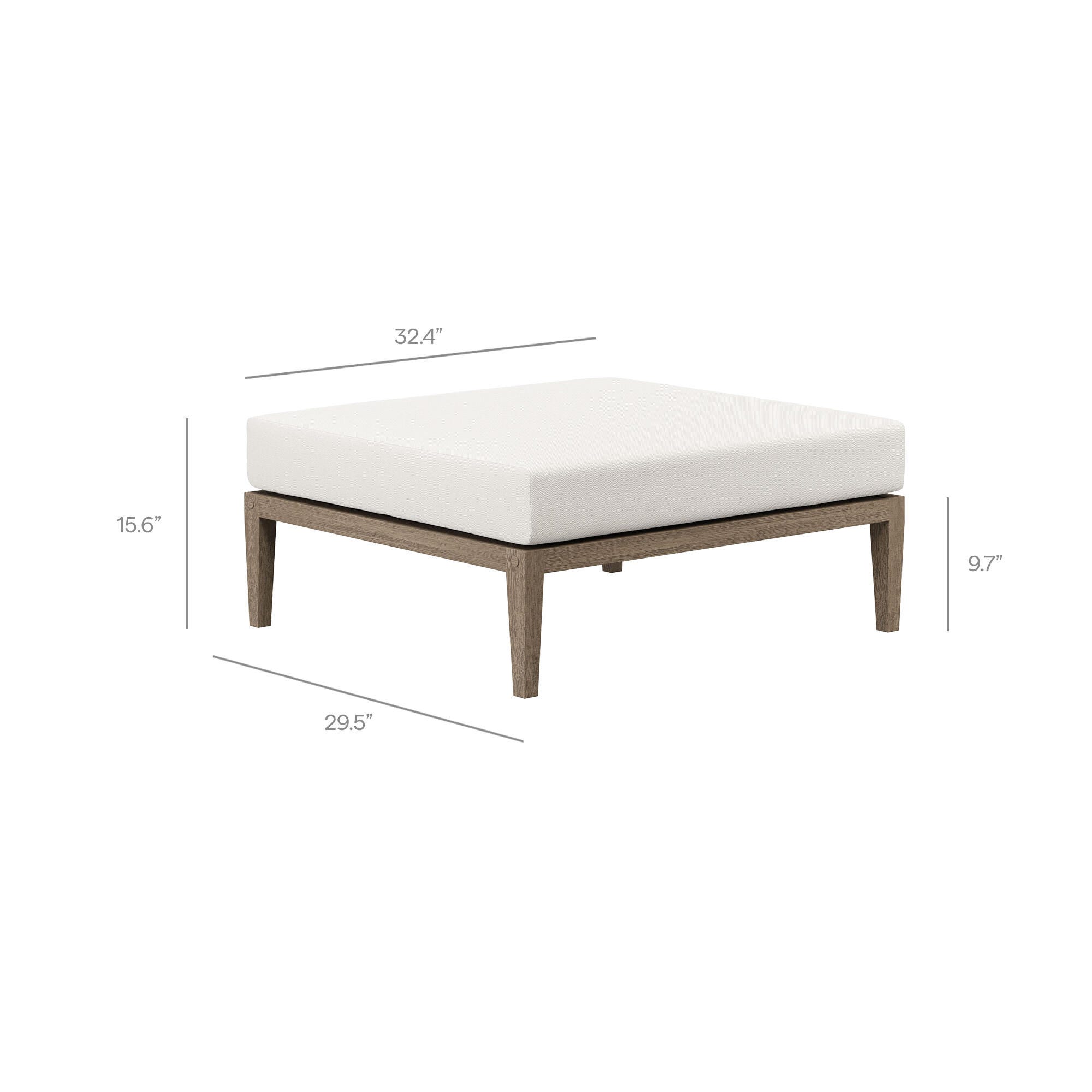 Modway Northlake Outdoor Loveseat and Ottoman Set, , large