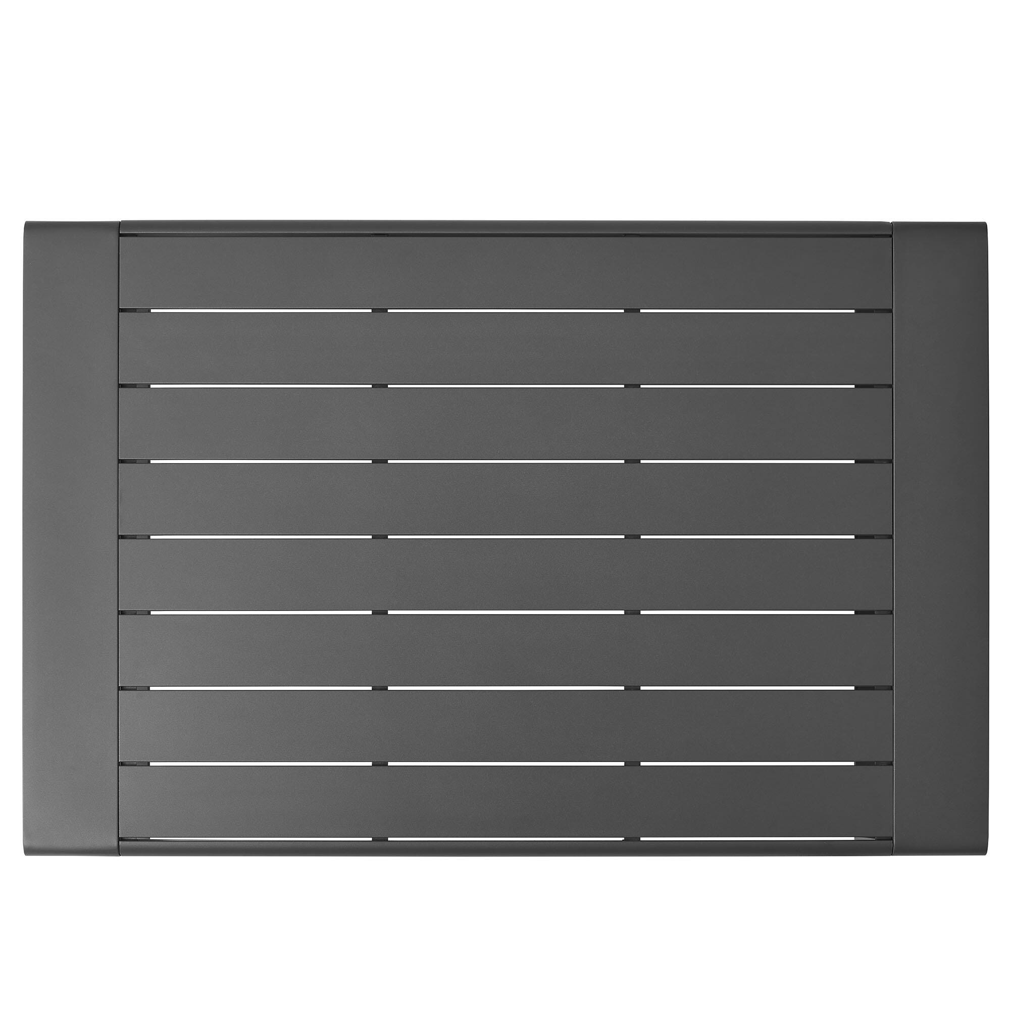 Modway Lirienne Outdoor Sofa and Coffee Table, Light Gray/Black, large