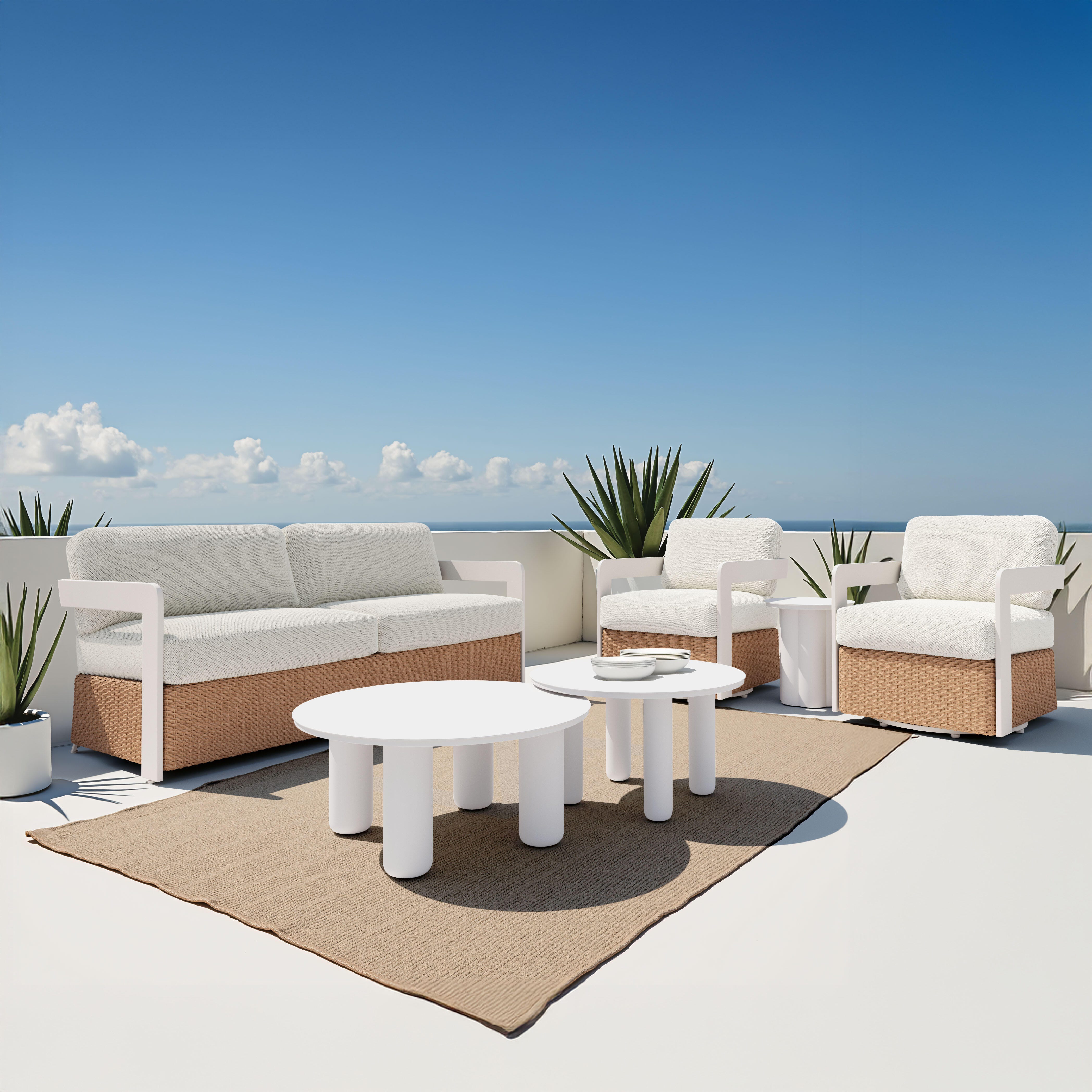 Erika Home Ola Outdoor Coffee Table Set, , rollover