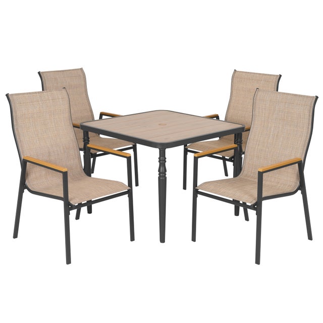 Nuu Garden Outdoor Dining Table and 4 Chairs