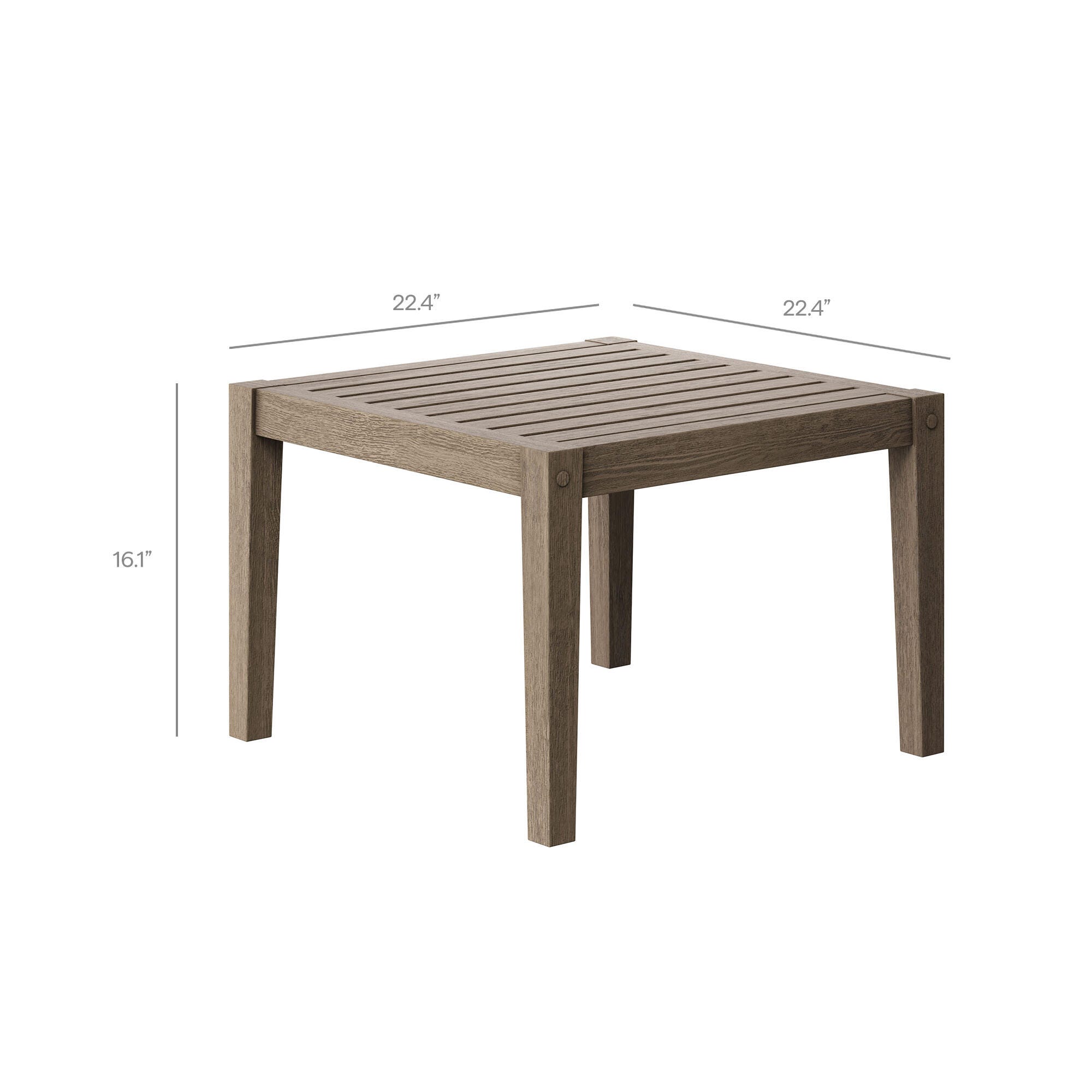 Modway Northlake Outdoor 2 Chaise Lounge and Side Table, Flint Gray, large