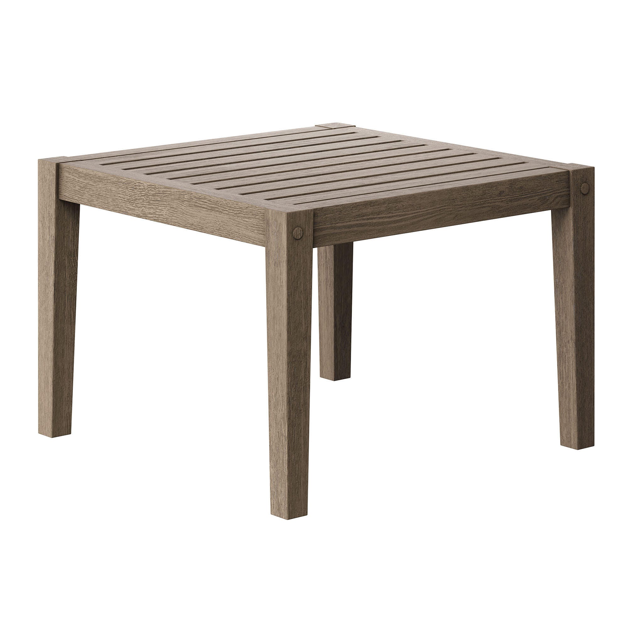 Modway Northlake Outdoor 2 Armchair and Side Table, Flint Gray, large