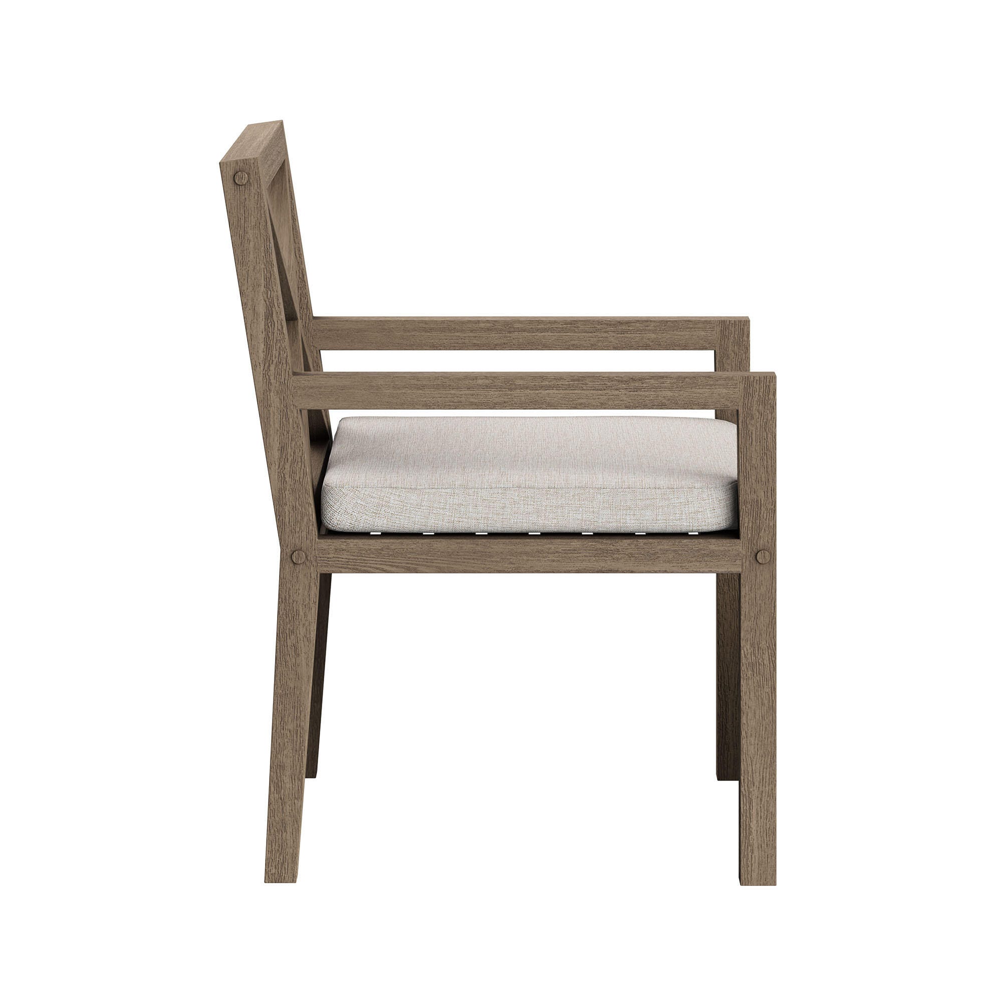Modway Northlake Outdoor Dining Table and 8 Chairs, Pebble, large