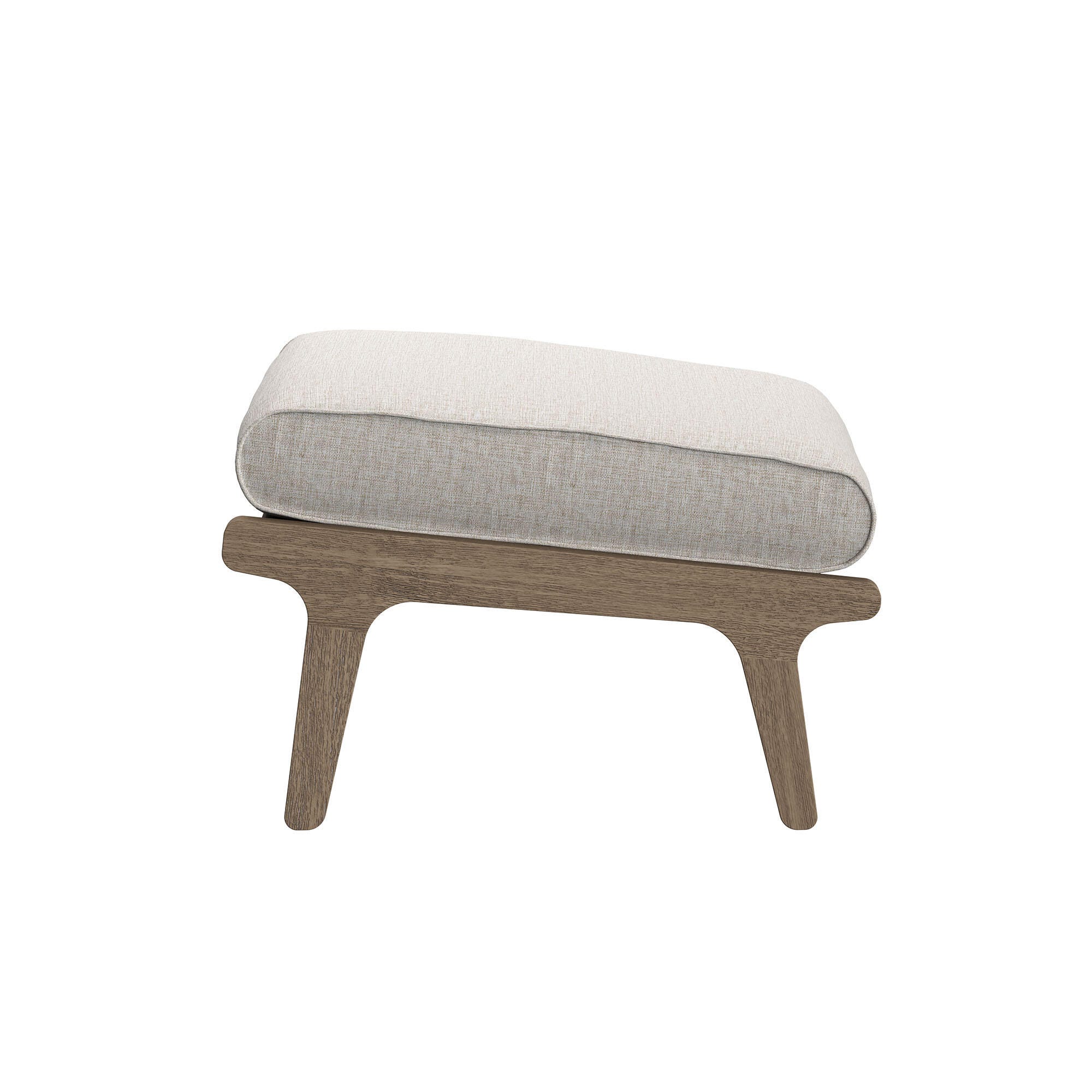 Modway Saratoga Outdoor Chair with Ottoman Set, Pebble, large