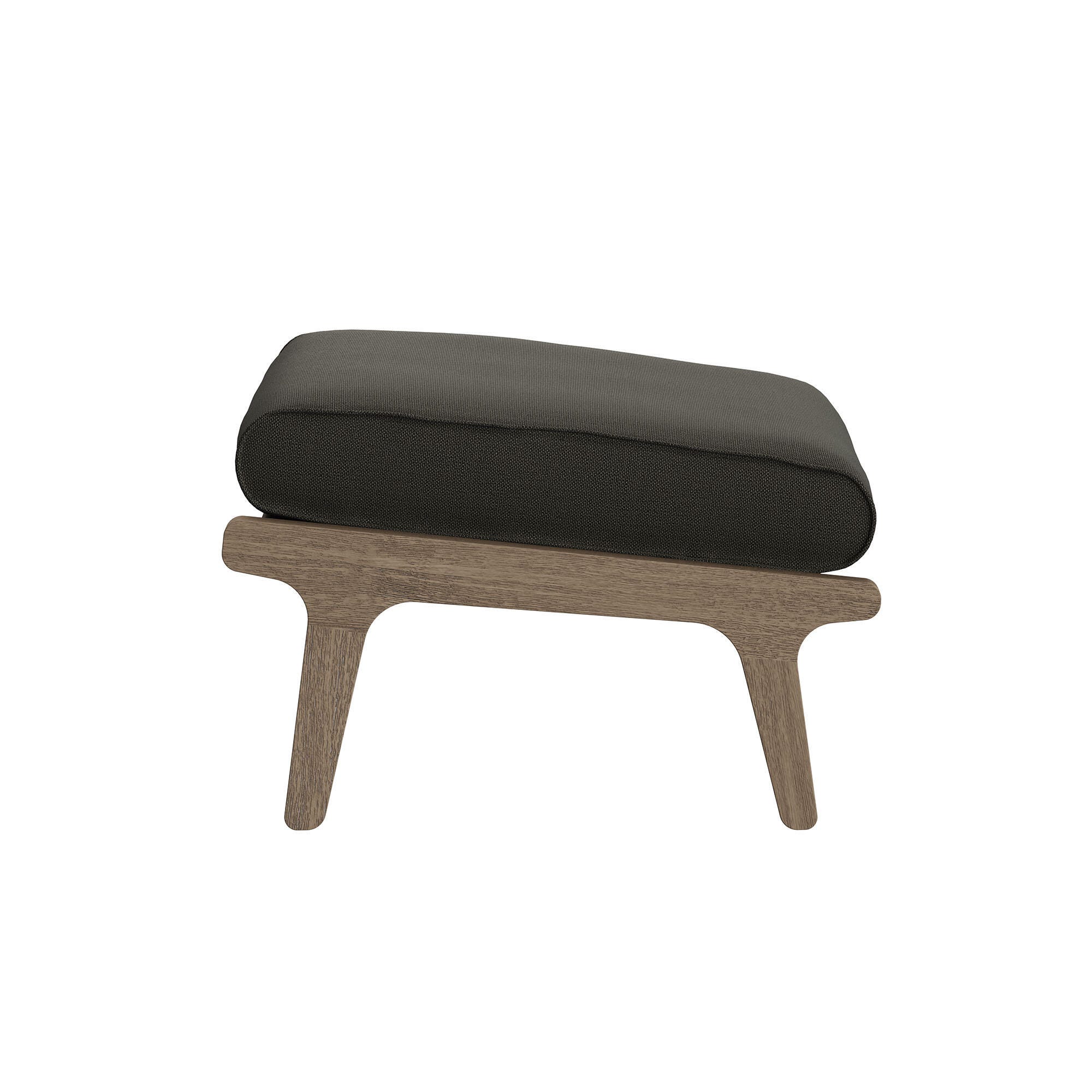 Modway Saratoga Outdoor Chair with Ottoman Set, Flint Gray, large
