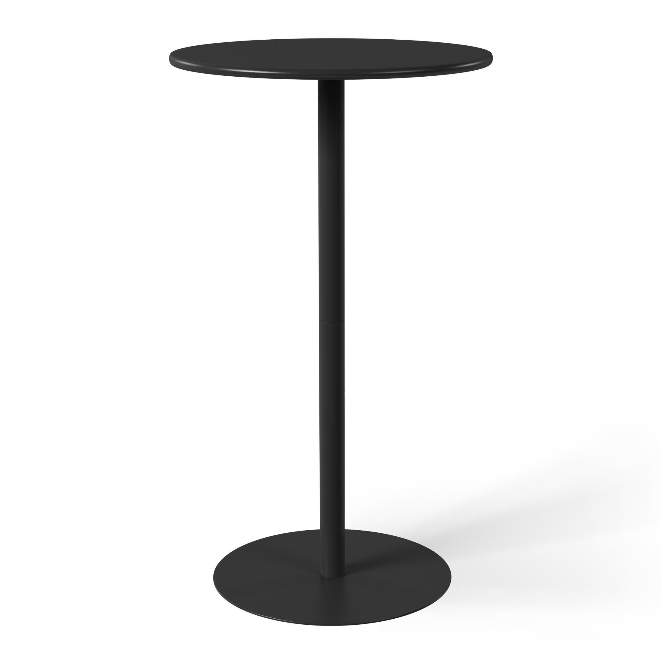 Westin Furniture Seraphine Outdoor Bar Table and 2 Barstools, Black, large