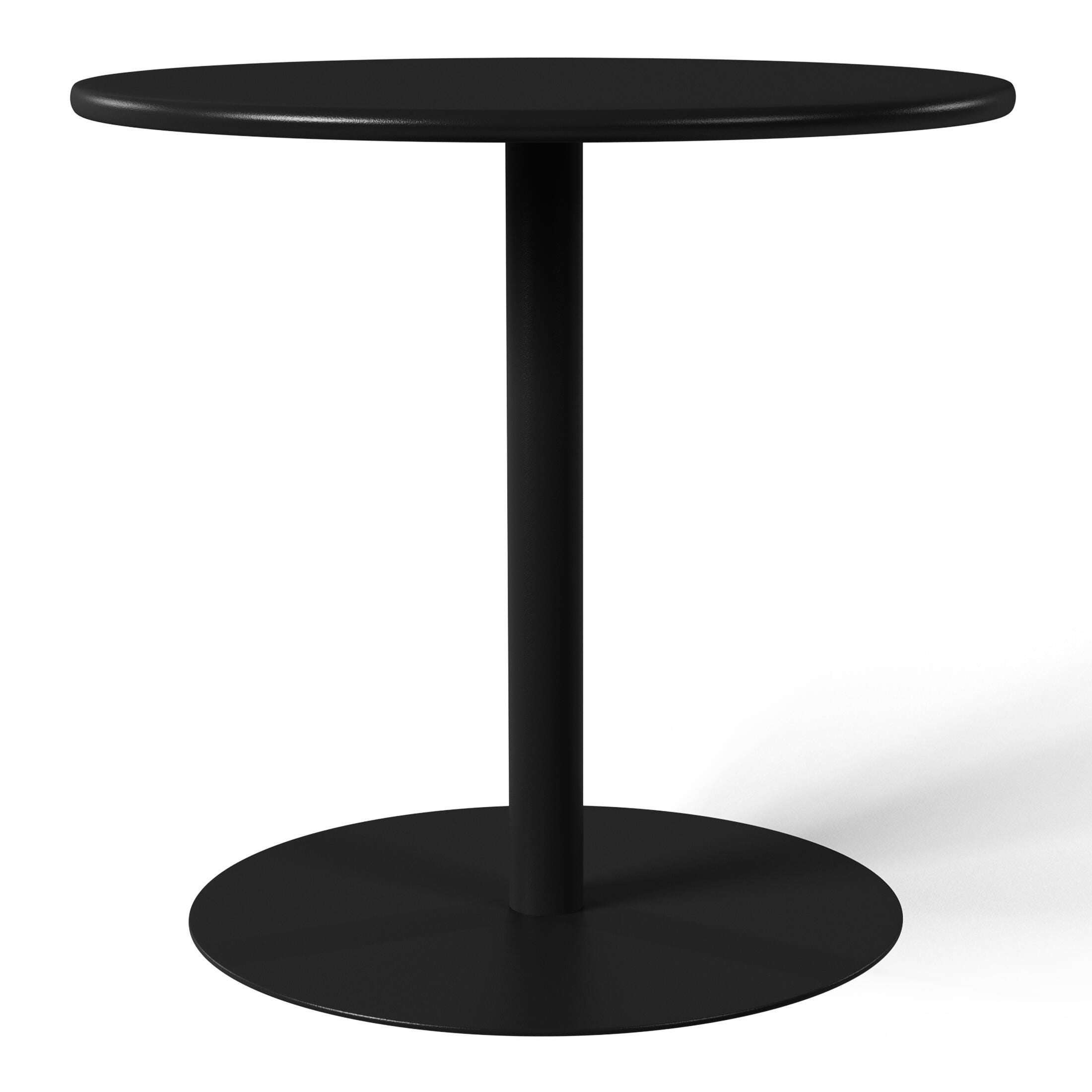 Westin Furniture Seraphine Outdoor Bar Table and 2 Barstools, Black, large