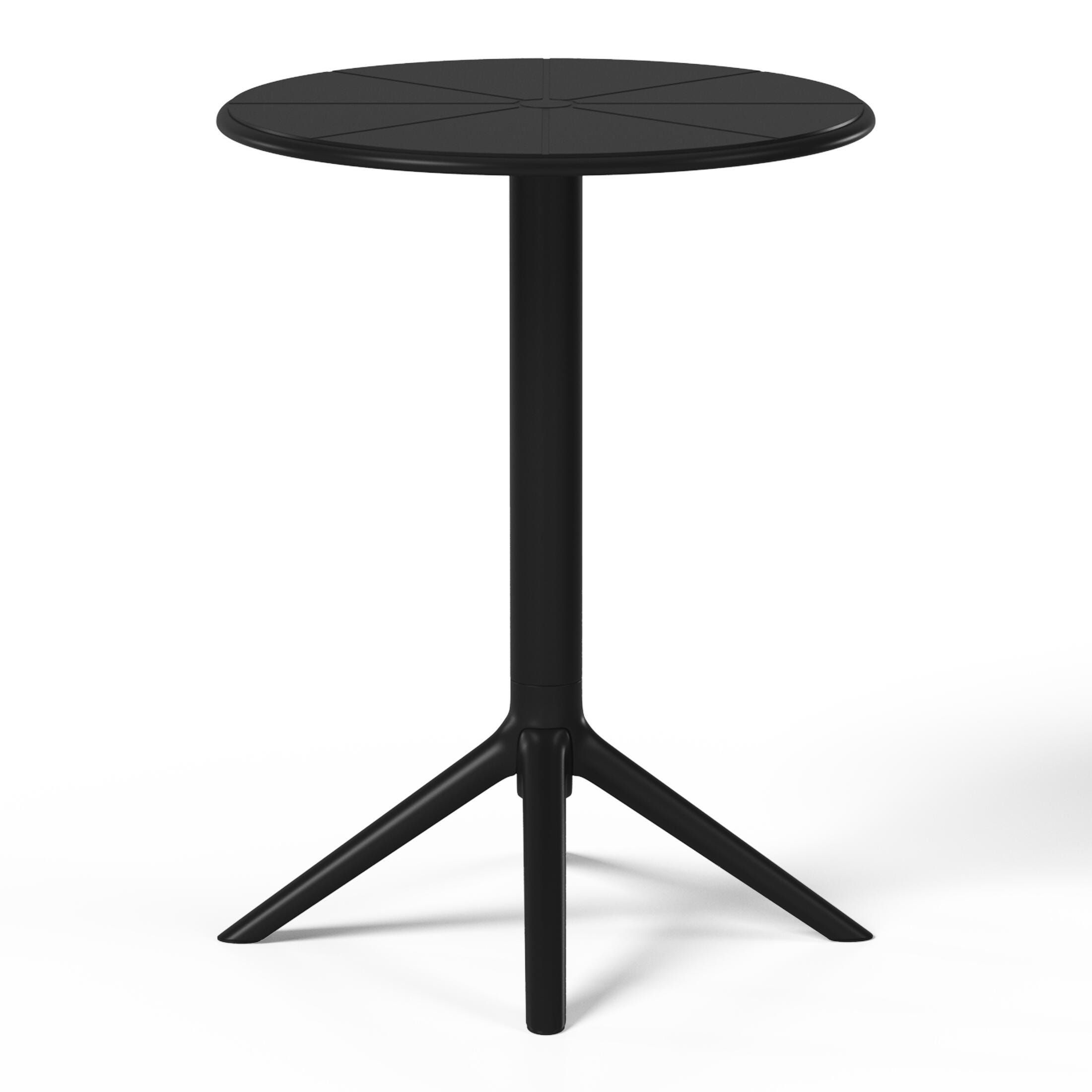 Westin Furniture Meadow Solid Outdoor Dining Table and 2 Chairs, Black, large