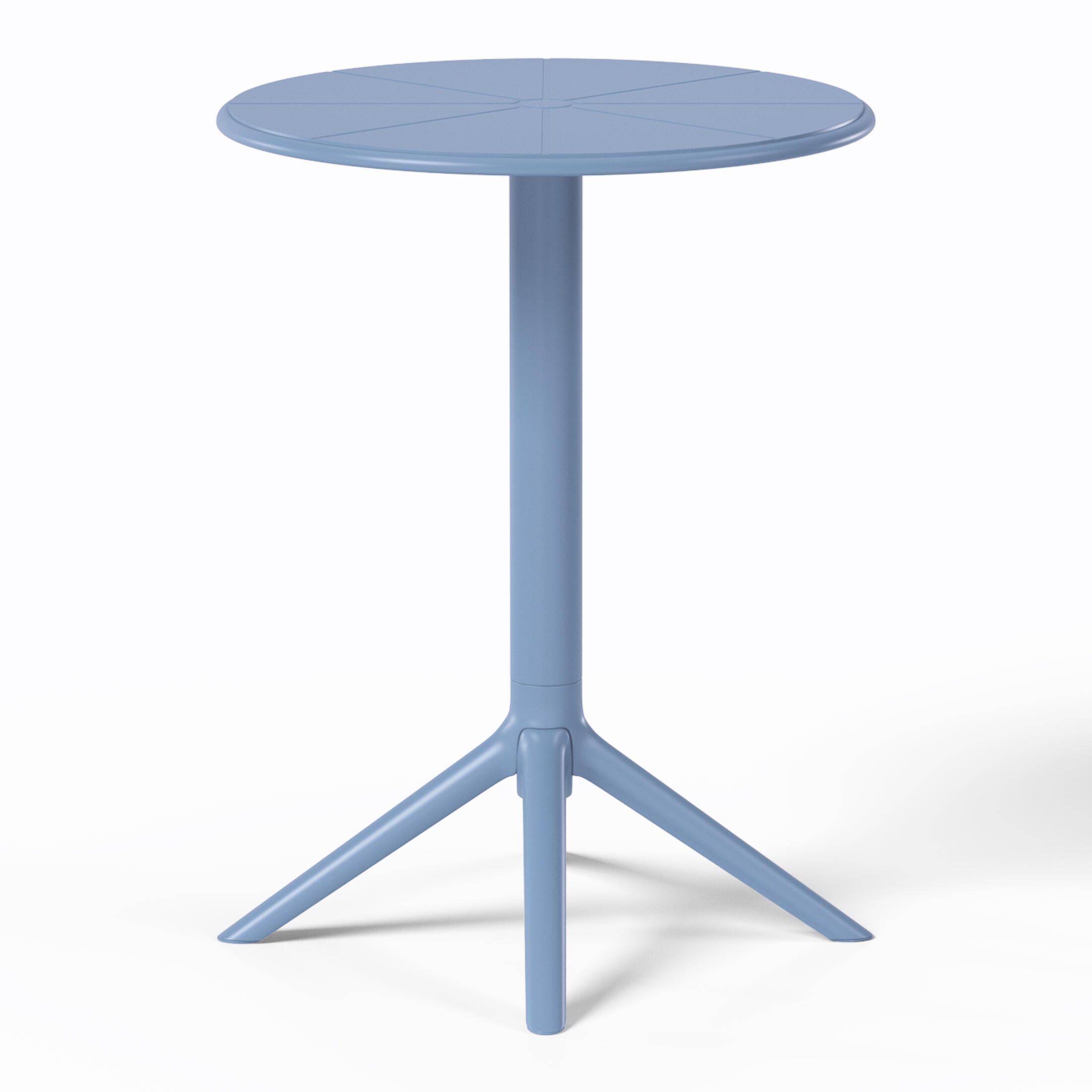 Westin Furniture Meadow Solid Outdoor Dining Table and 2 Chairs, French Blue, large