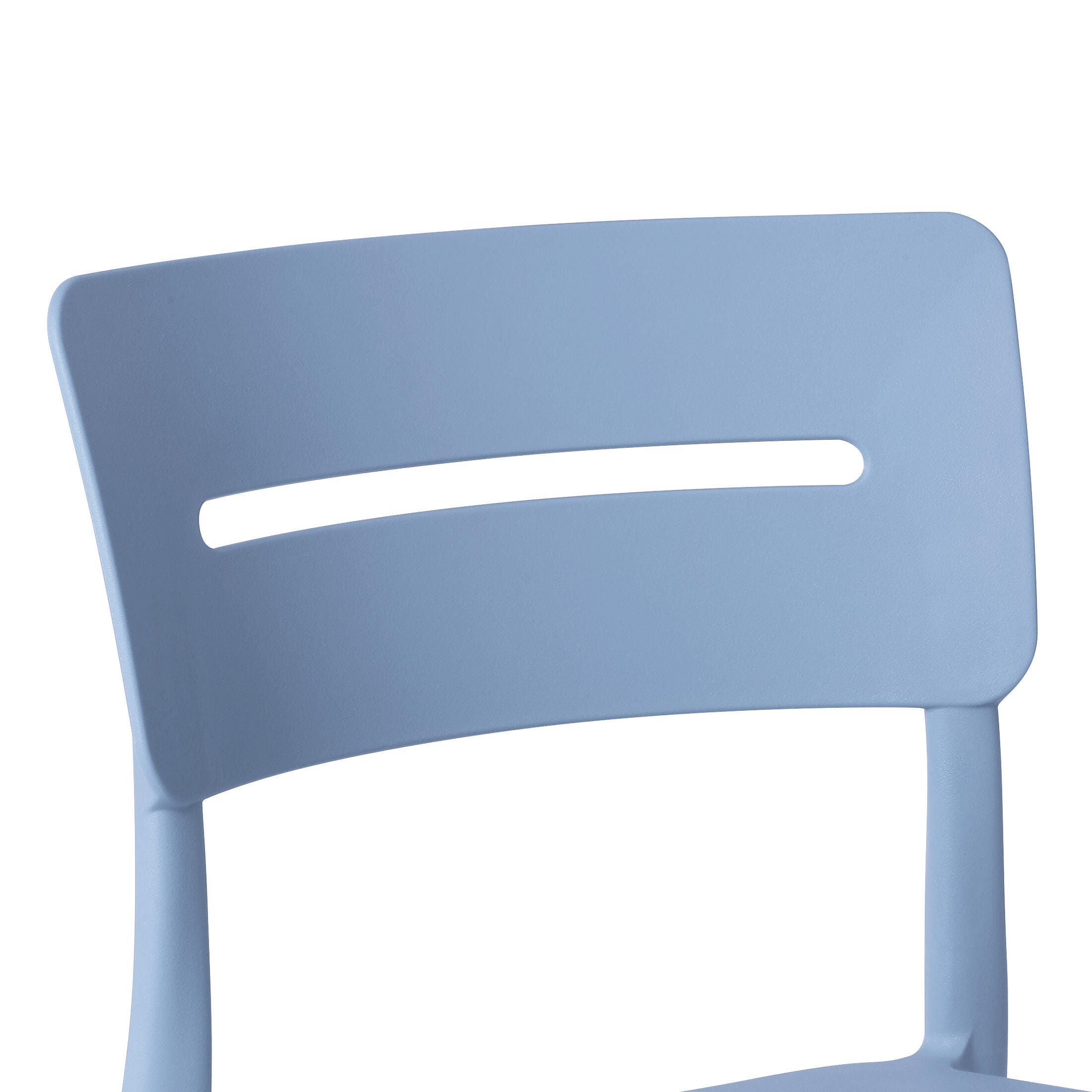 Westin Furniture Meadow Solid Outdoor Dining Table and 2 Chairs, French Blue, large