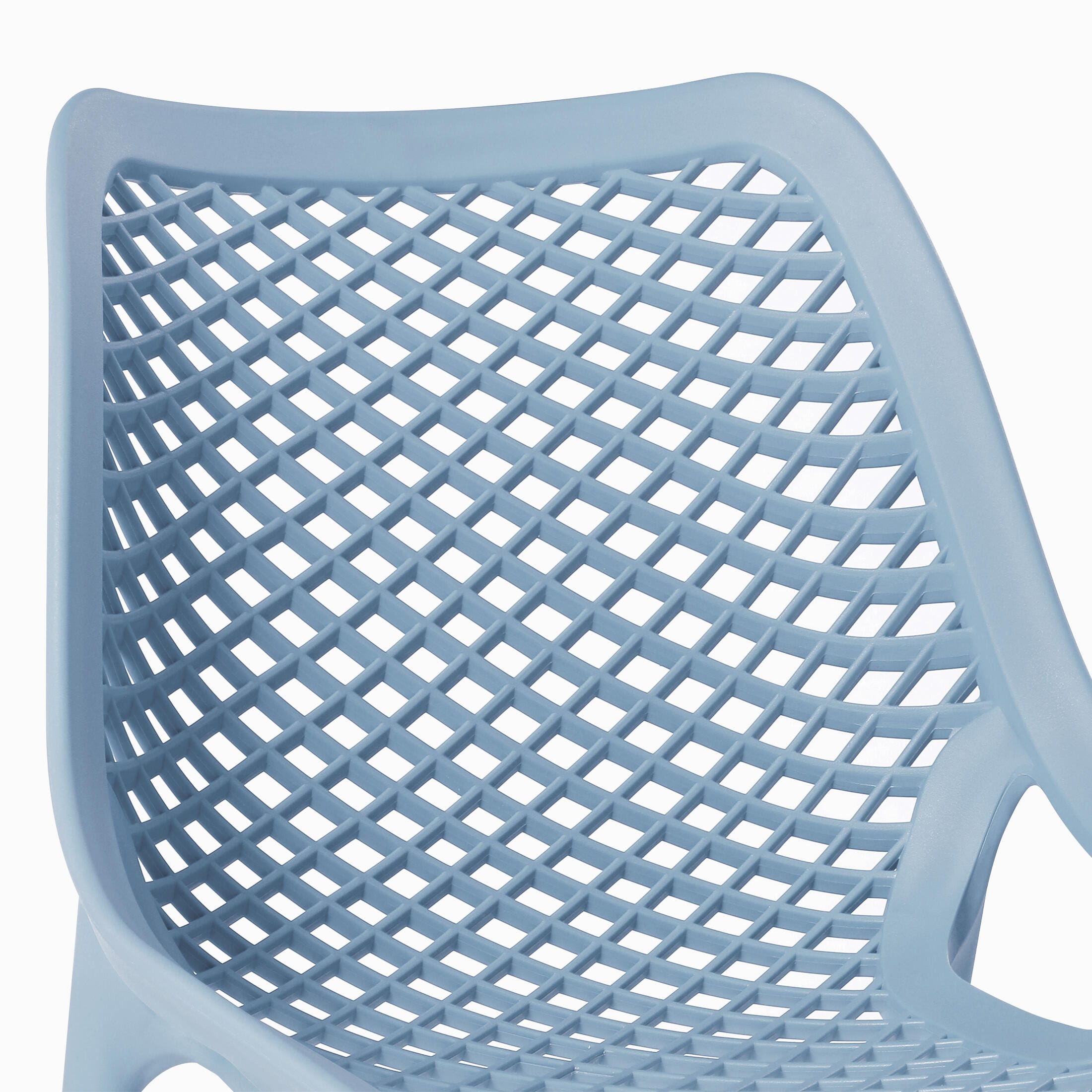Westin Furniture Rhode Outdoor Dining Table and 2 Chairs, French Blue, large