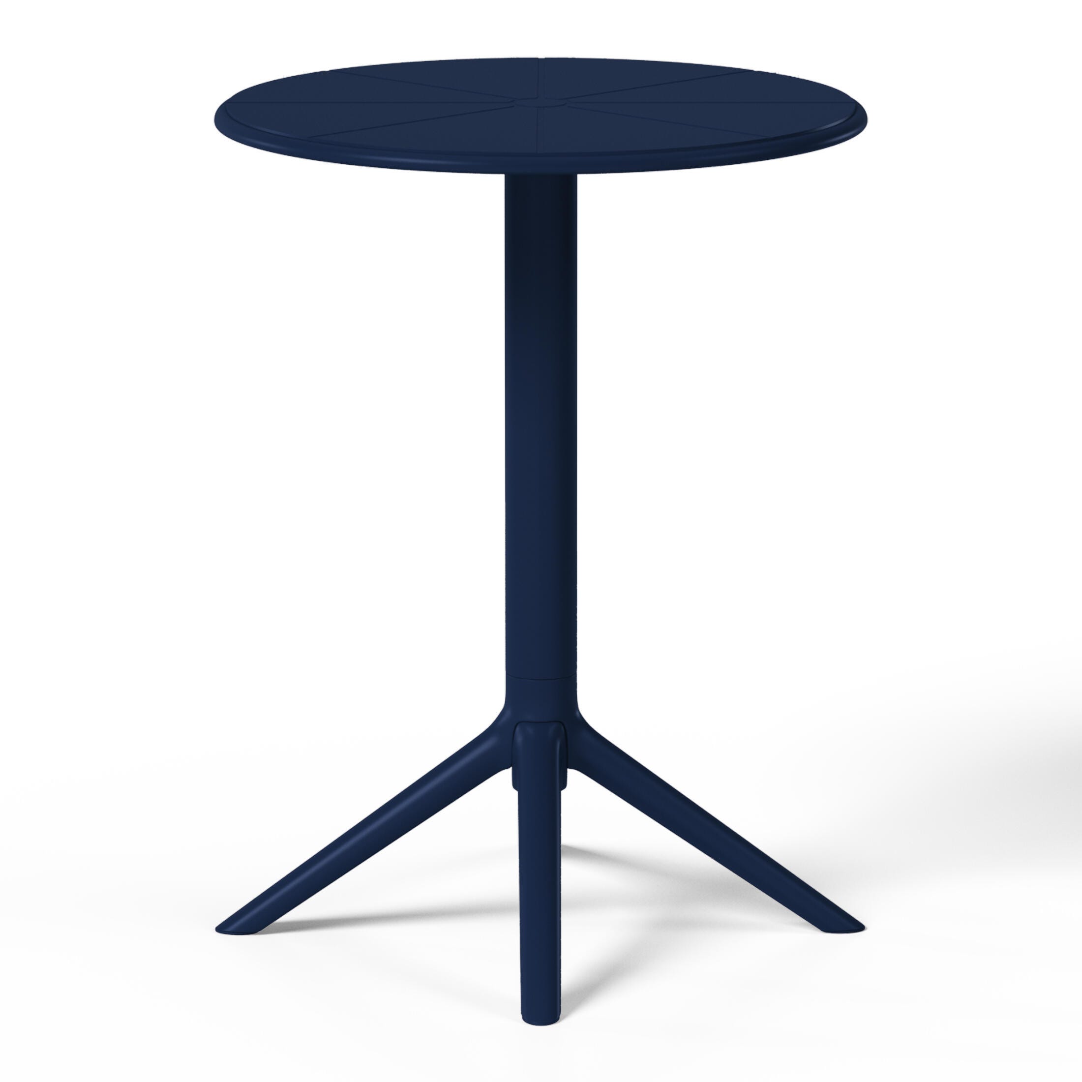 Westin Furniture Rhode Outdoor Dining Table and 2 Chairs, Navy Blue, large