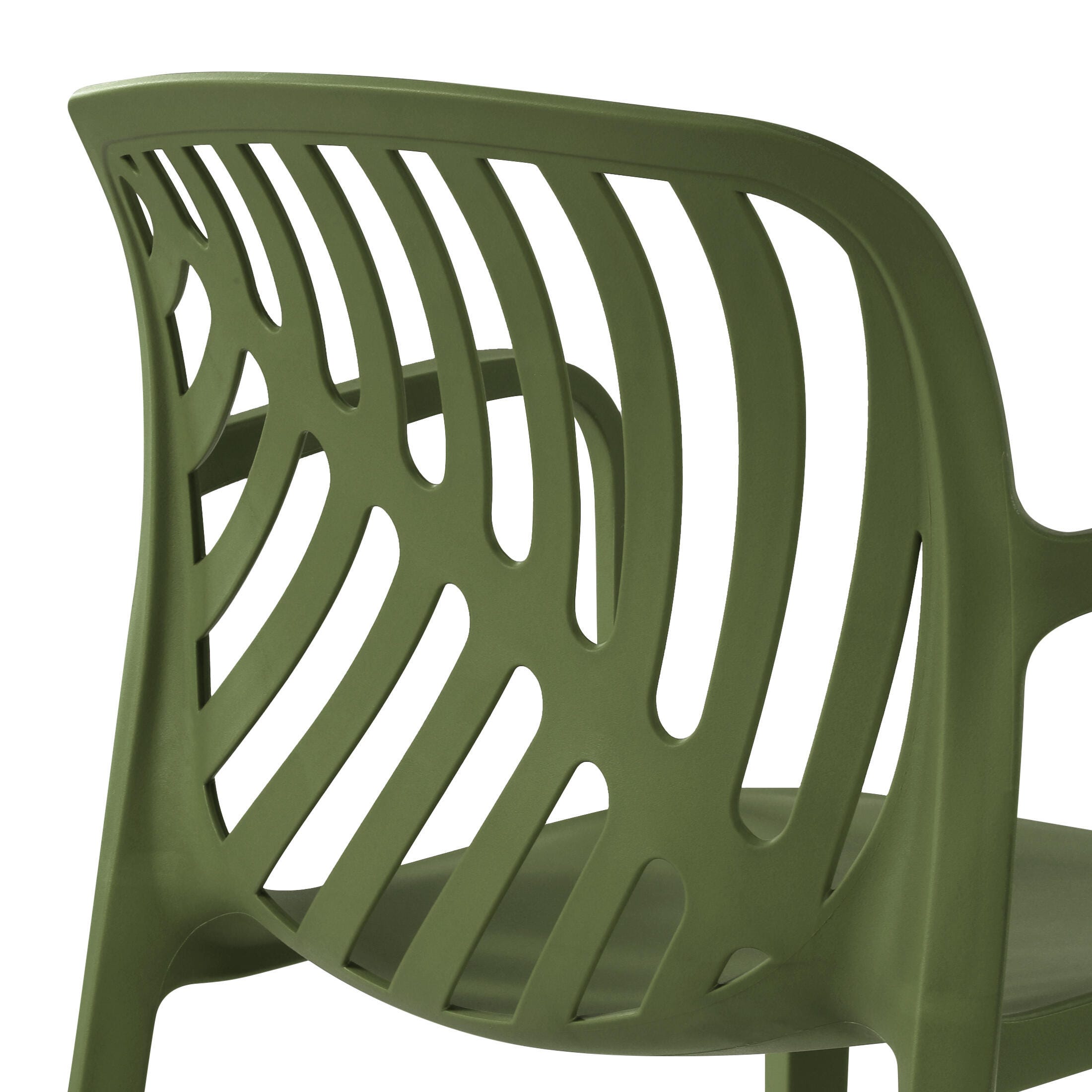 Westin Furniture Haven Outdoor Dining Table and 2 Chairs, Olive Green, large