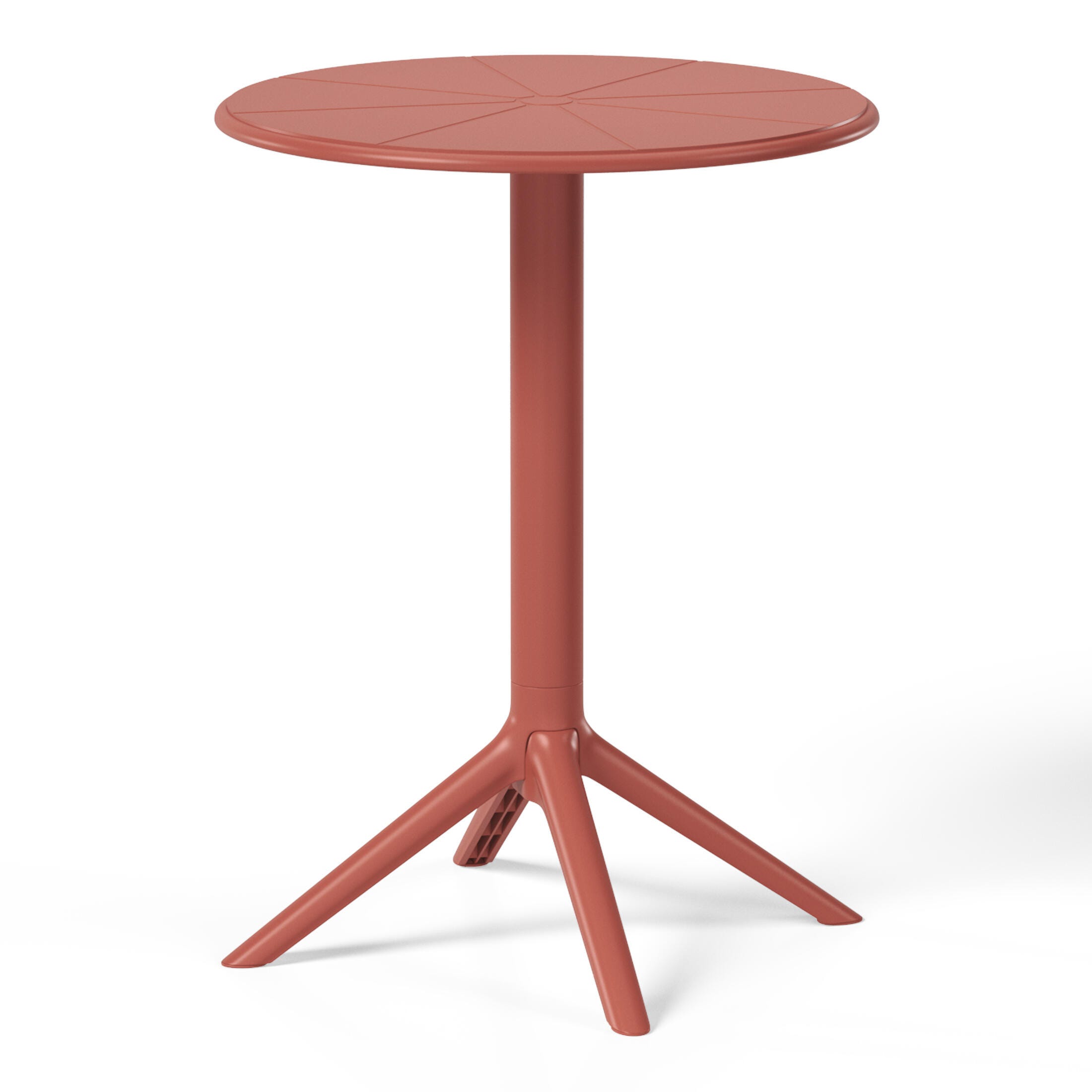 Westin Furniture Meadow Solid Outdoor Dining Table and 2 Chairs, Red, large