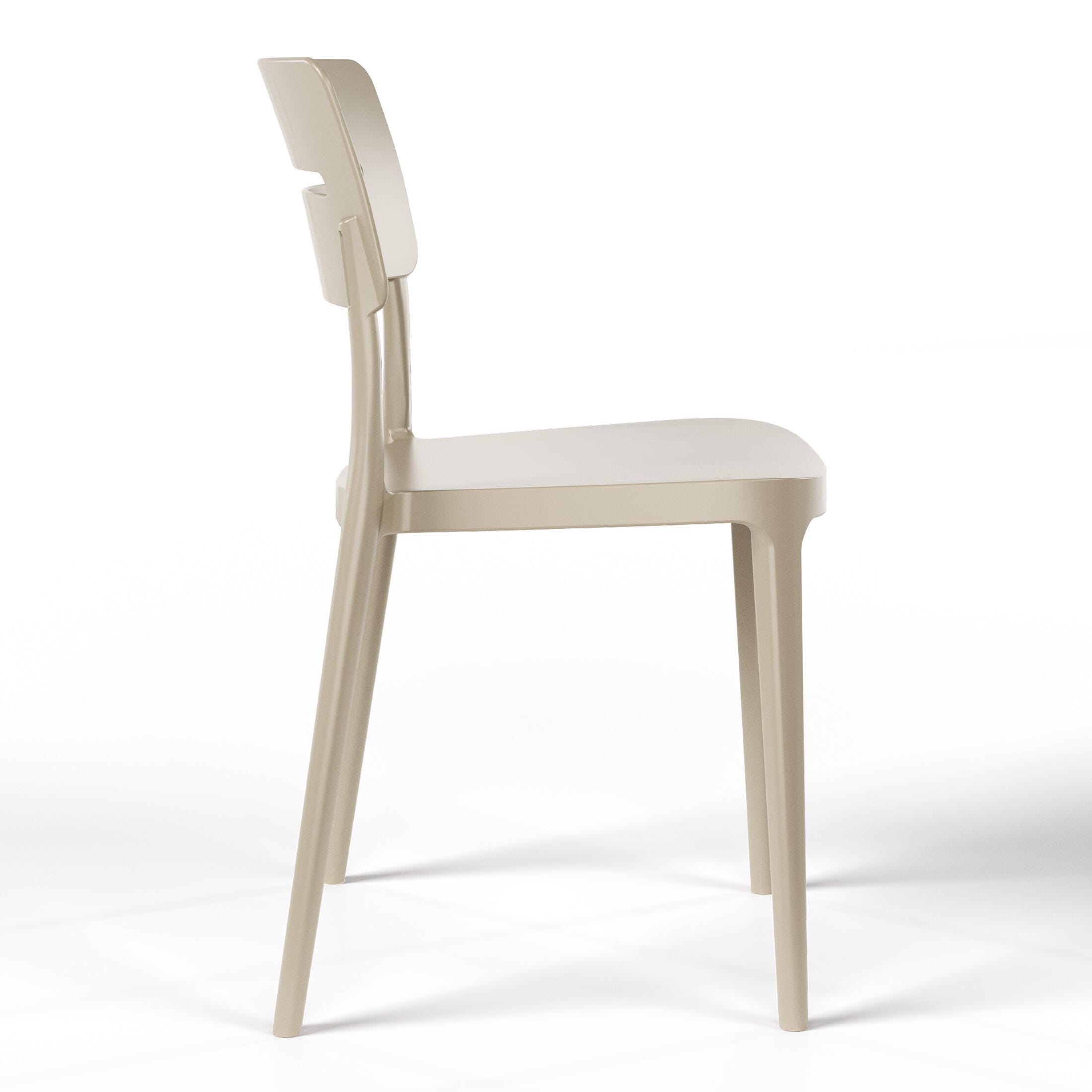 Westin Furniture Meadow Solid Outdoor Dining Table and 2 Chairs, Sand, large