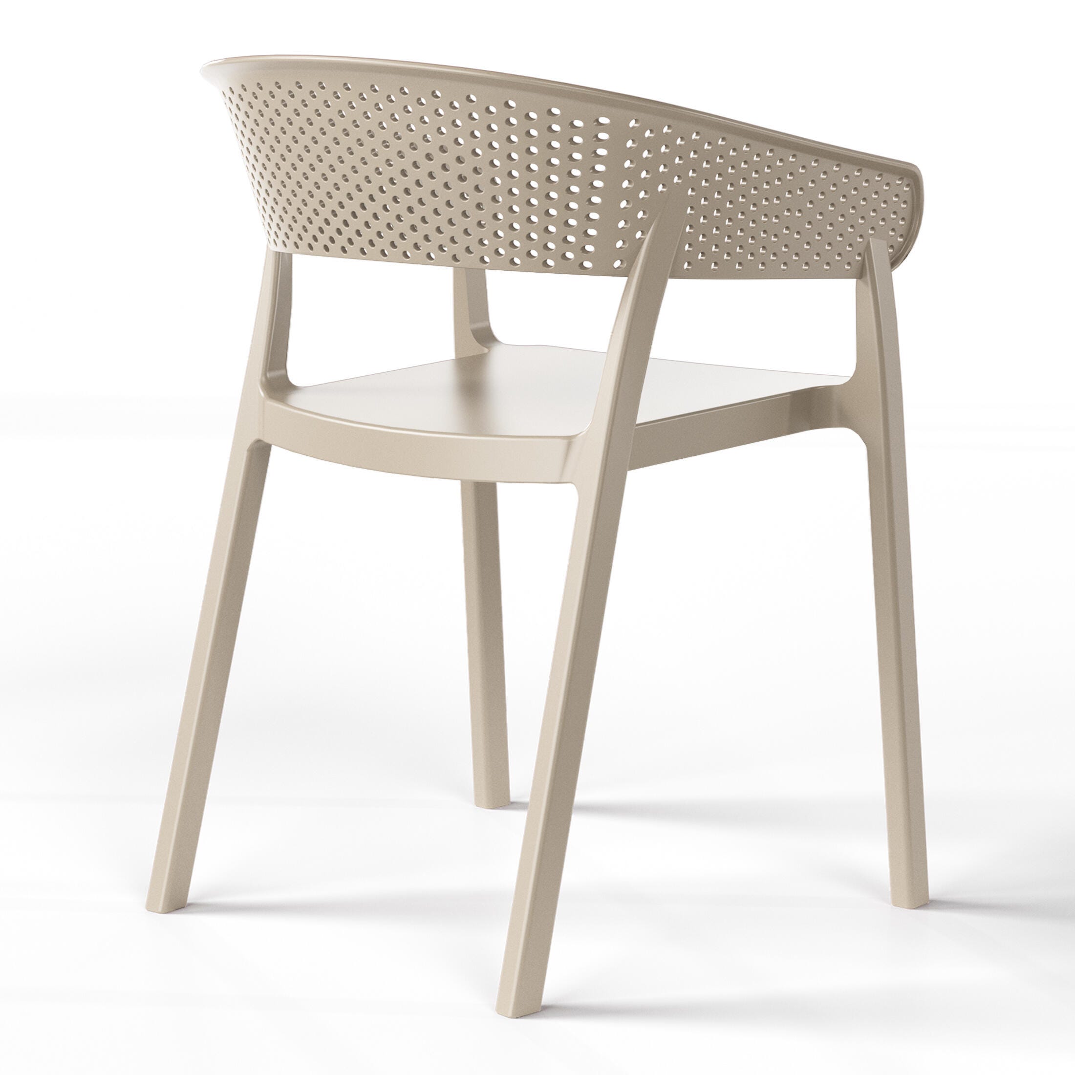 Westin Furniture Cove Outdoor Dining Table and 2 Chairs, Sand, large