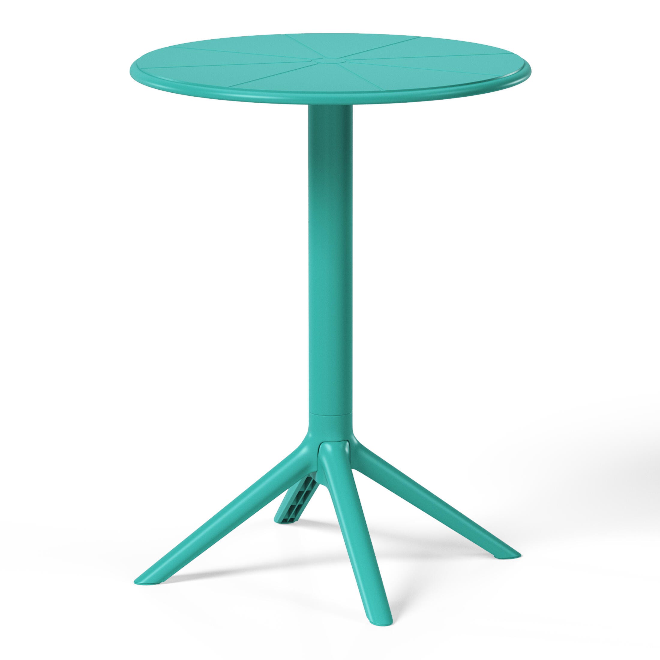 Westin Furniture Meadow Solid Outdoor Dining Table and 2 Chairs, Turquoise, large
