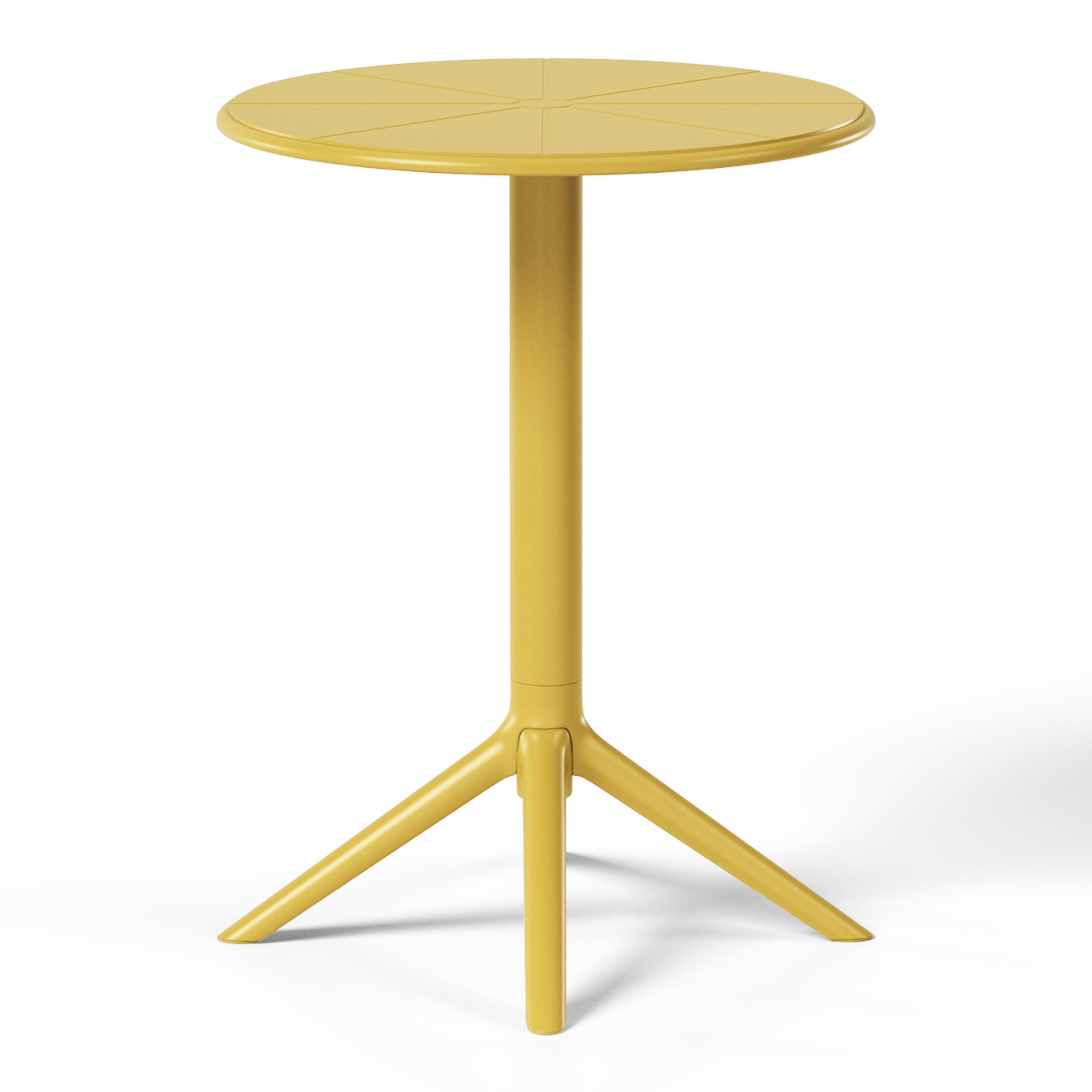Westin Furniture Meadow Solid Outdoor Dining Table and 2 Chairs, Yellow, large