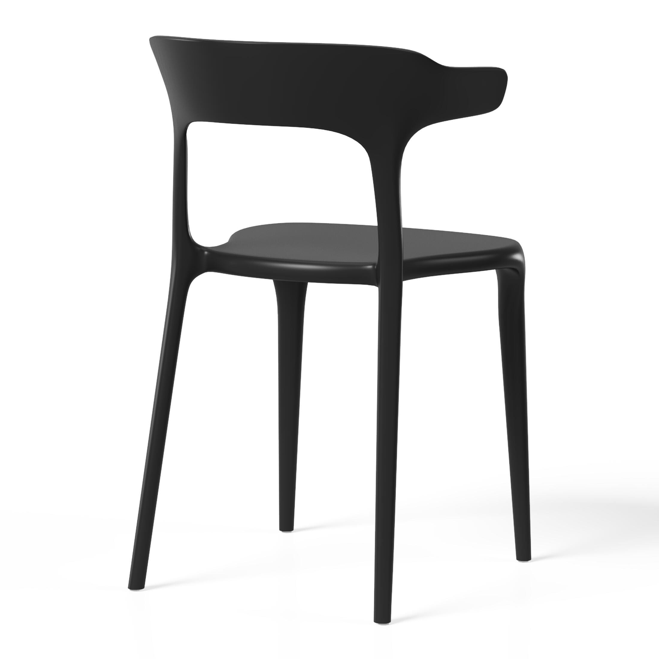 Westin Furniture Marina Outdoor Dining Table and 2 Chairs, Black, large