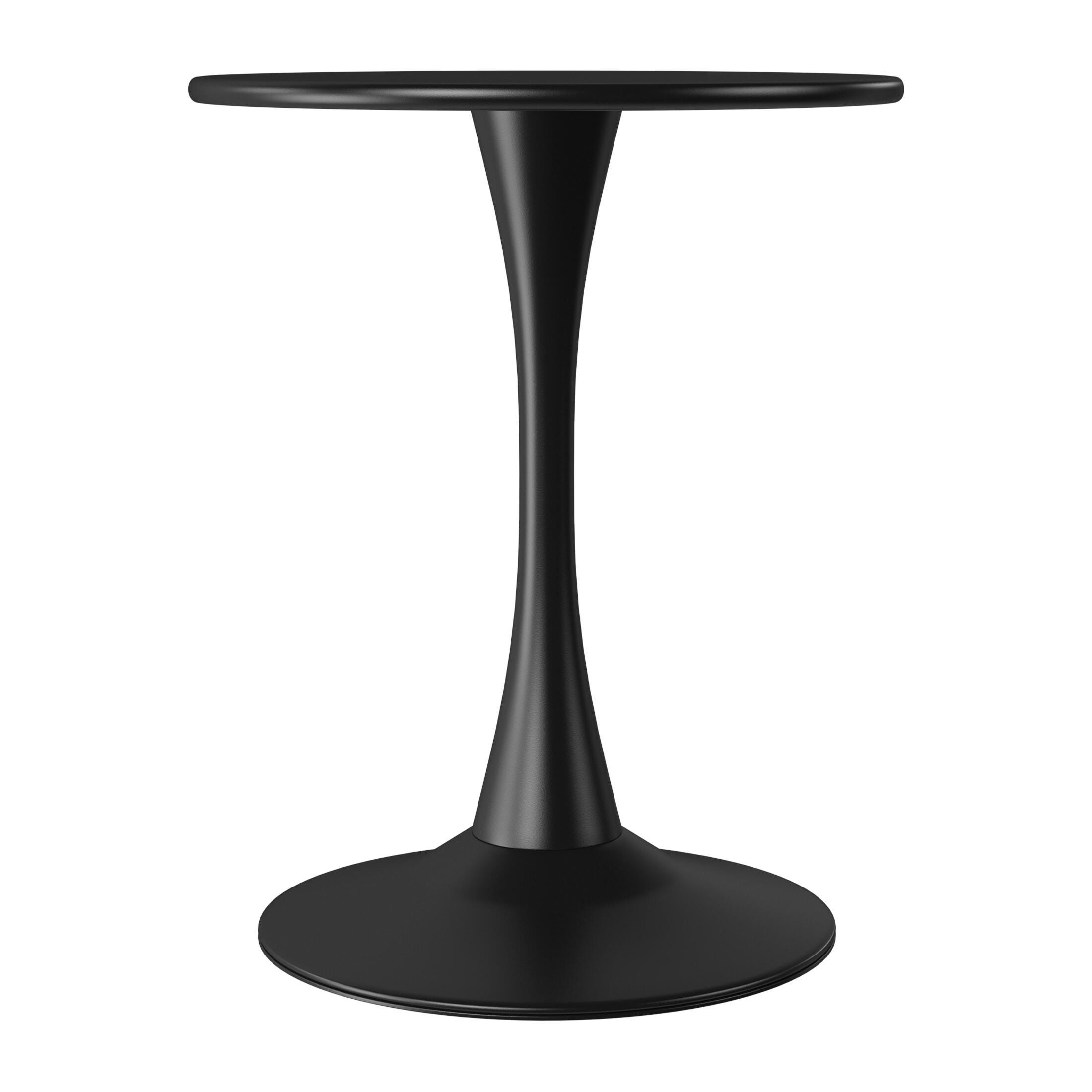 Westin Furniture Azure Outdoor Dining Table and 2 Chairs, Black, large