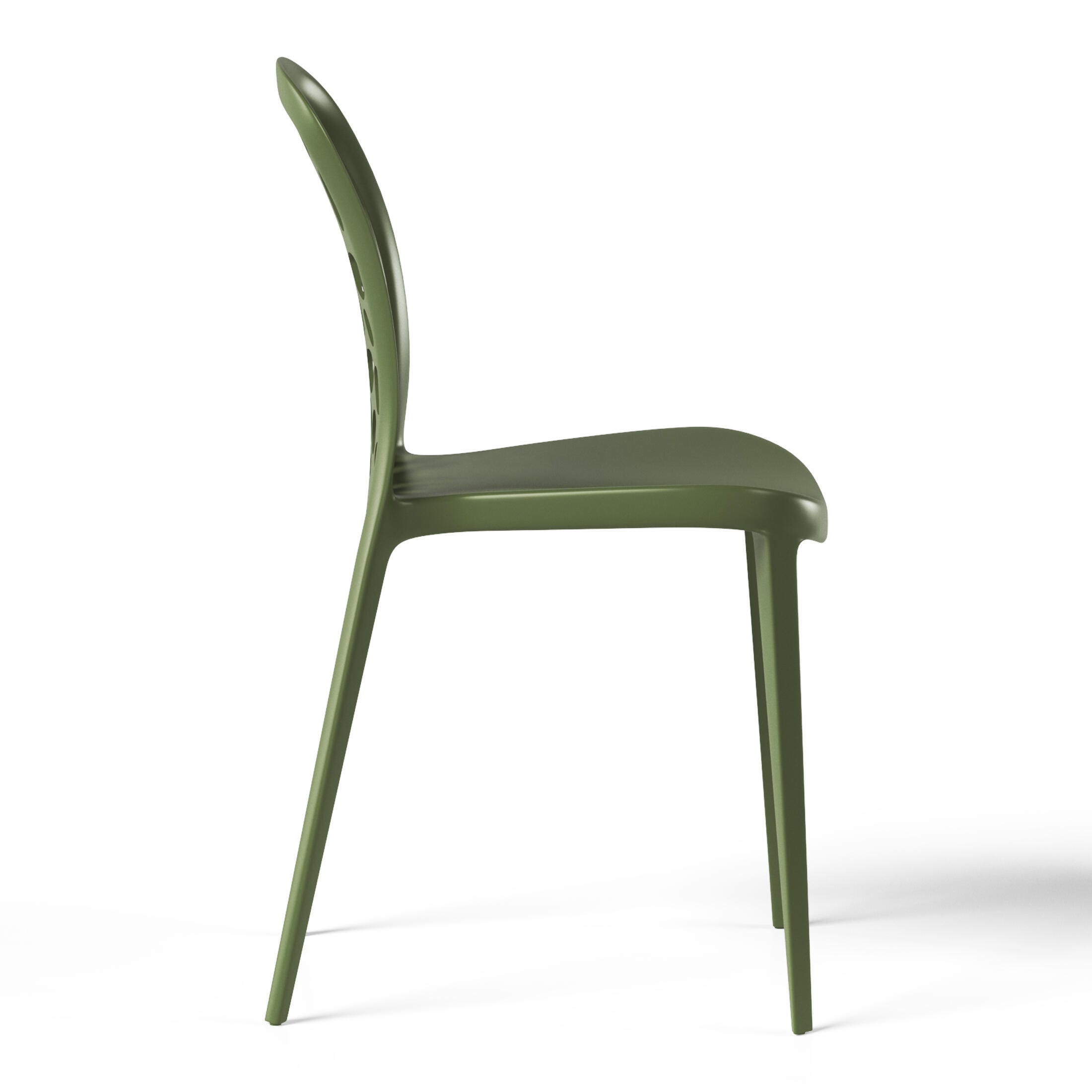 Westin Furniture Vivienne Outdoor Dining Table and 2 Chairs, Olive Green, large