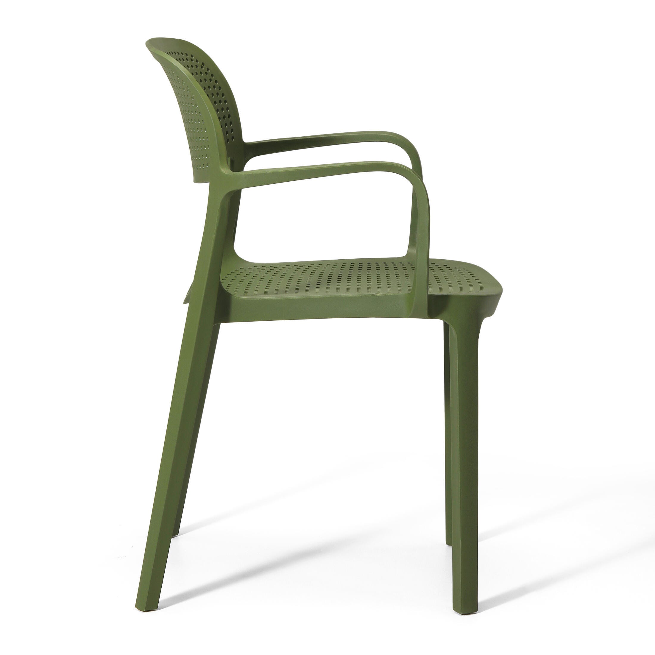 Westin Furniture Azure Outdoor Dining Table and 2 Chairs, Olive Green, large