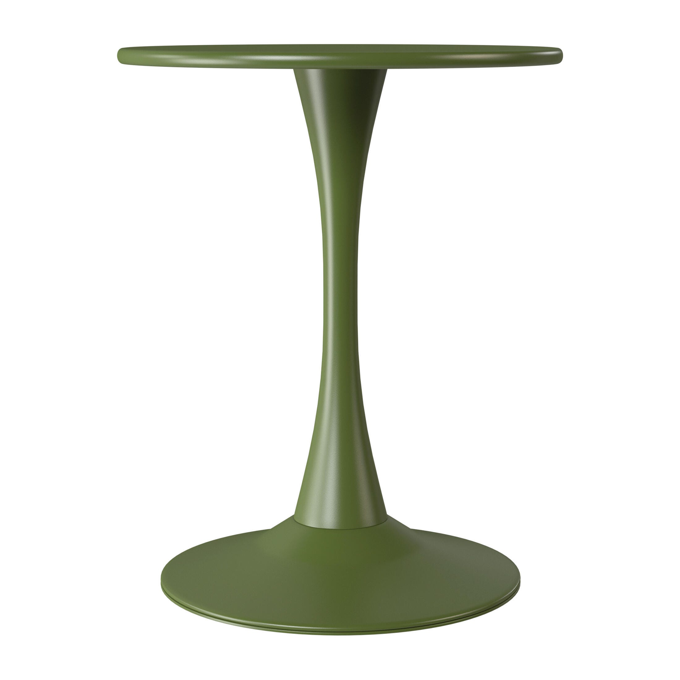 Westin Furniture Rhode Solid Outdoor Dining Table and 2 Chairs, Olive Green, large