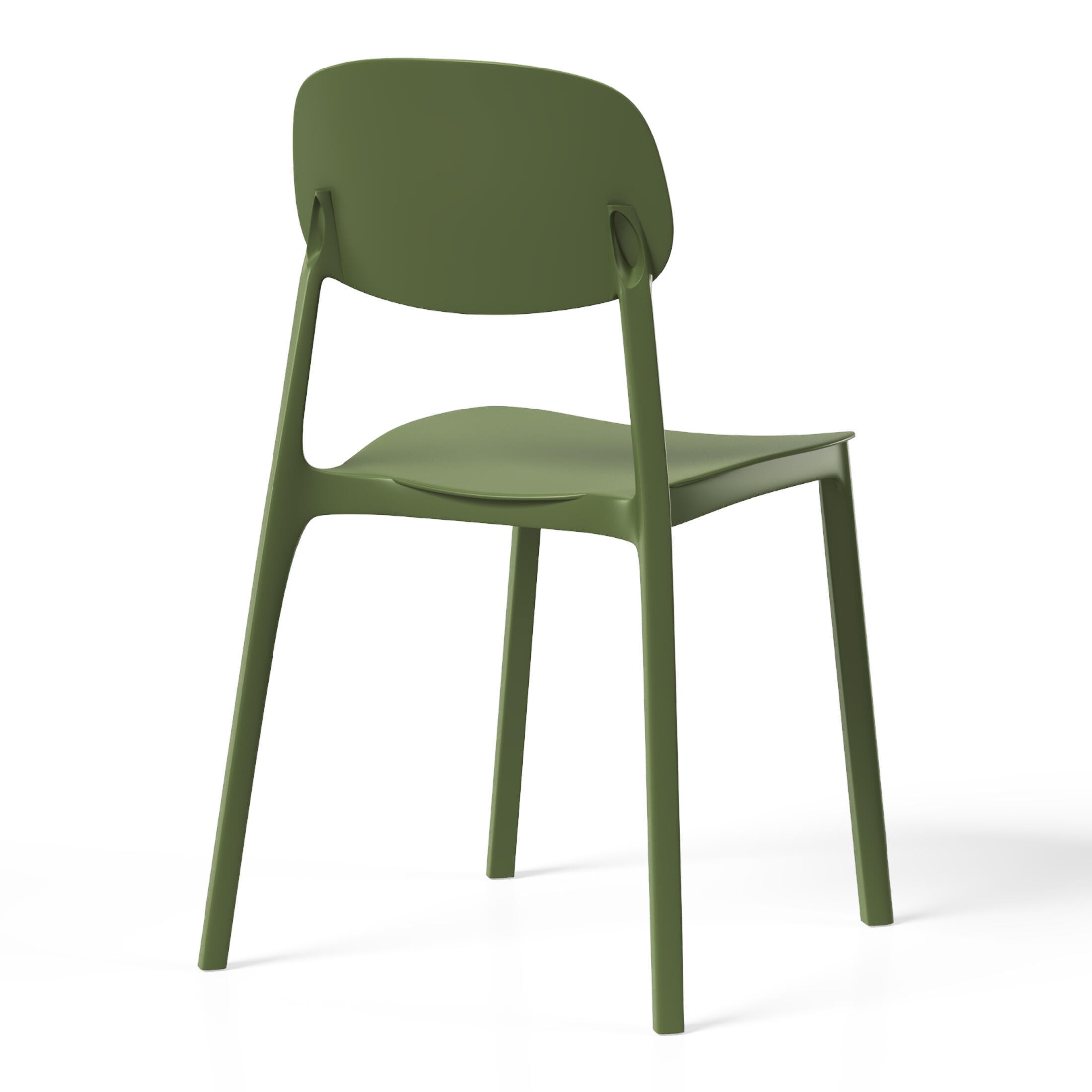 Westin Furniture Sterling Outdoor Dining Table and 2 Chairs, Olive Green, large