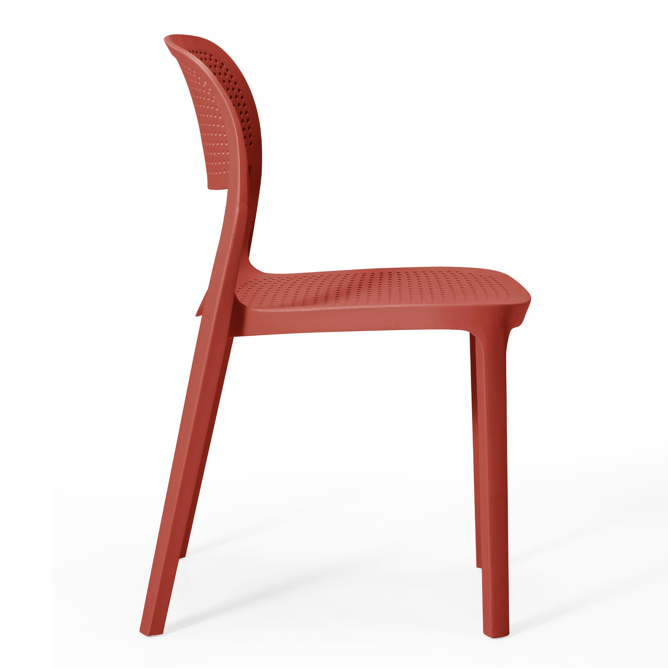 Westin Furniture Valencia Outdoor Dining Table and 2 Chairs, Red, large