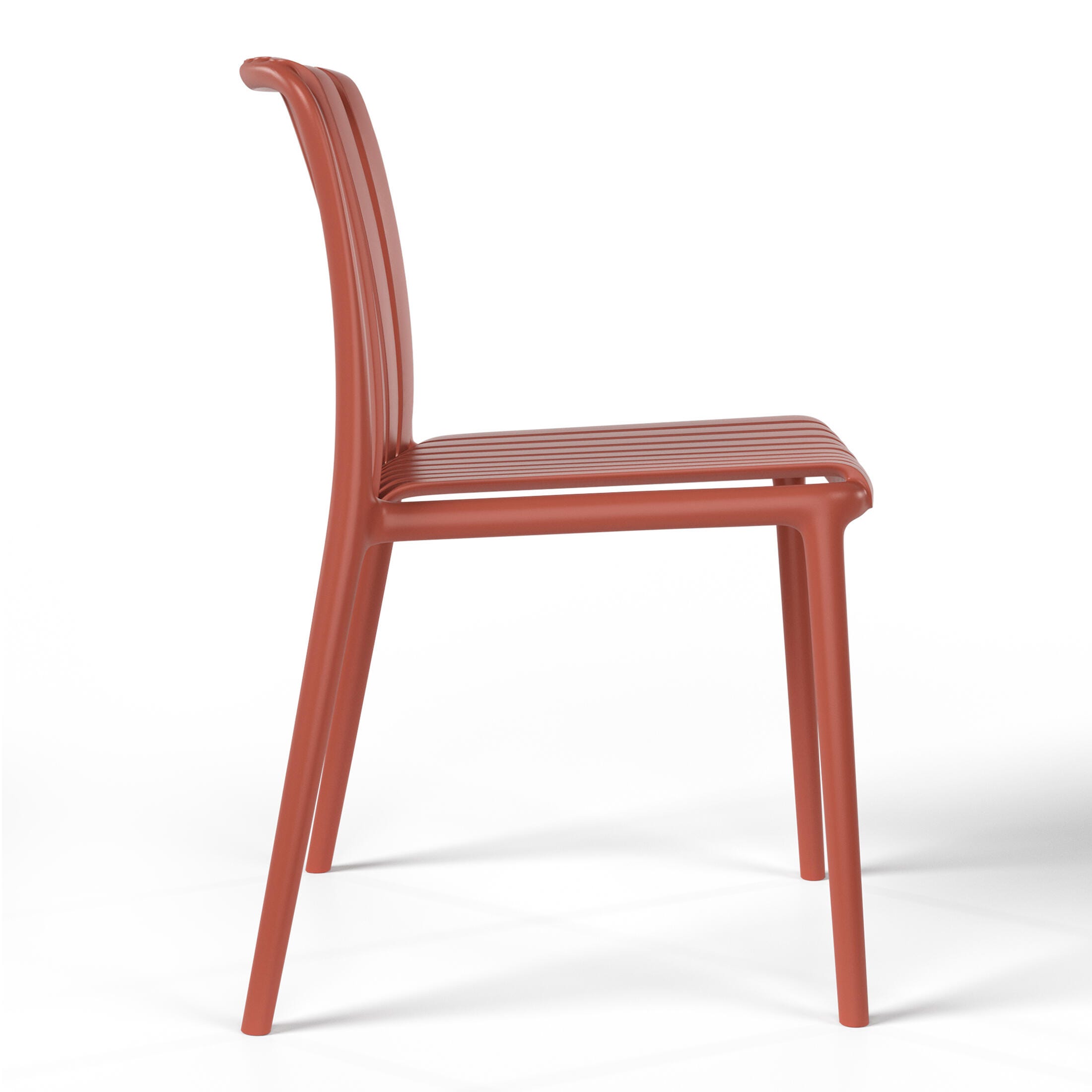 Westin Furniture Harlow Outdoor Dining Table and 2 Chairs, Red, large
