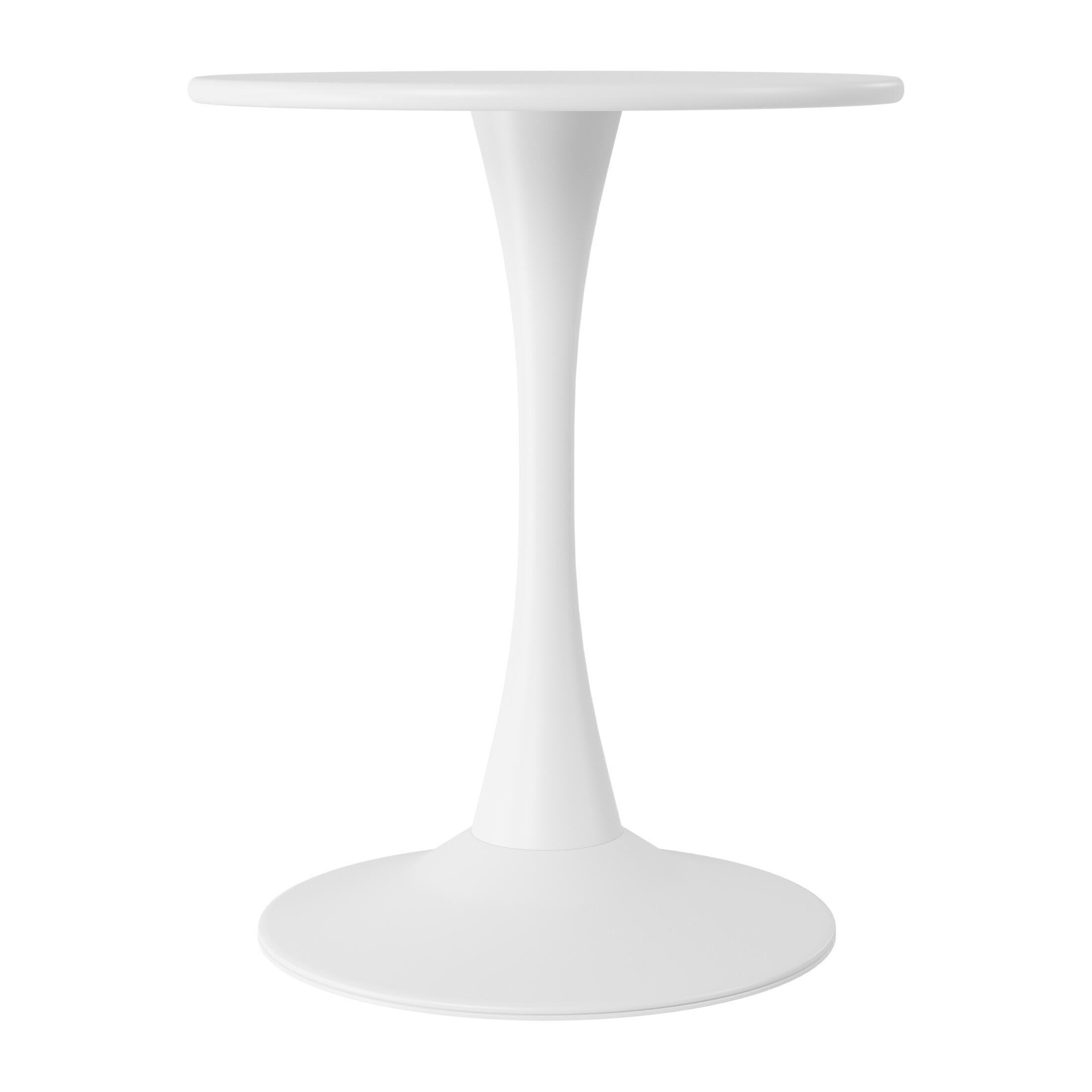 Westin Furniture Valencia Outdoor Dining Table and 2 Chairs, White, large
