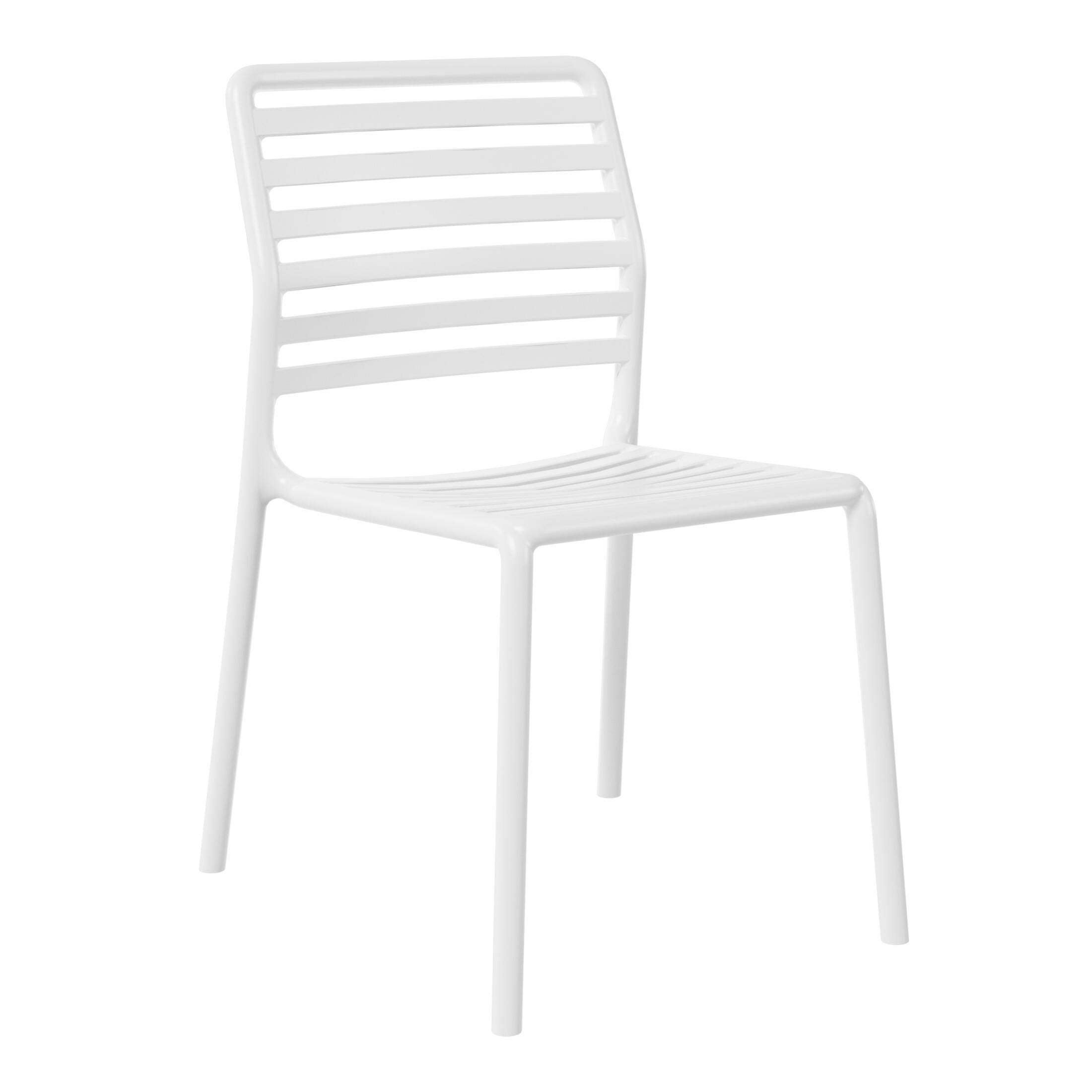 Westin Furniture Juniper Outdoor Dining Table and 2 Chairs, White, large