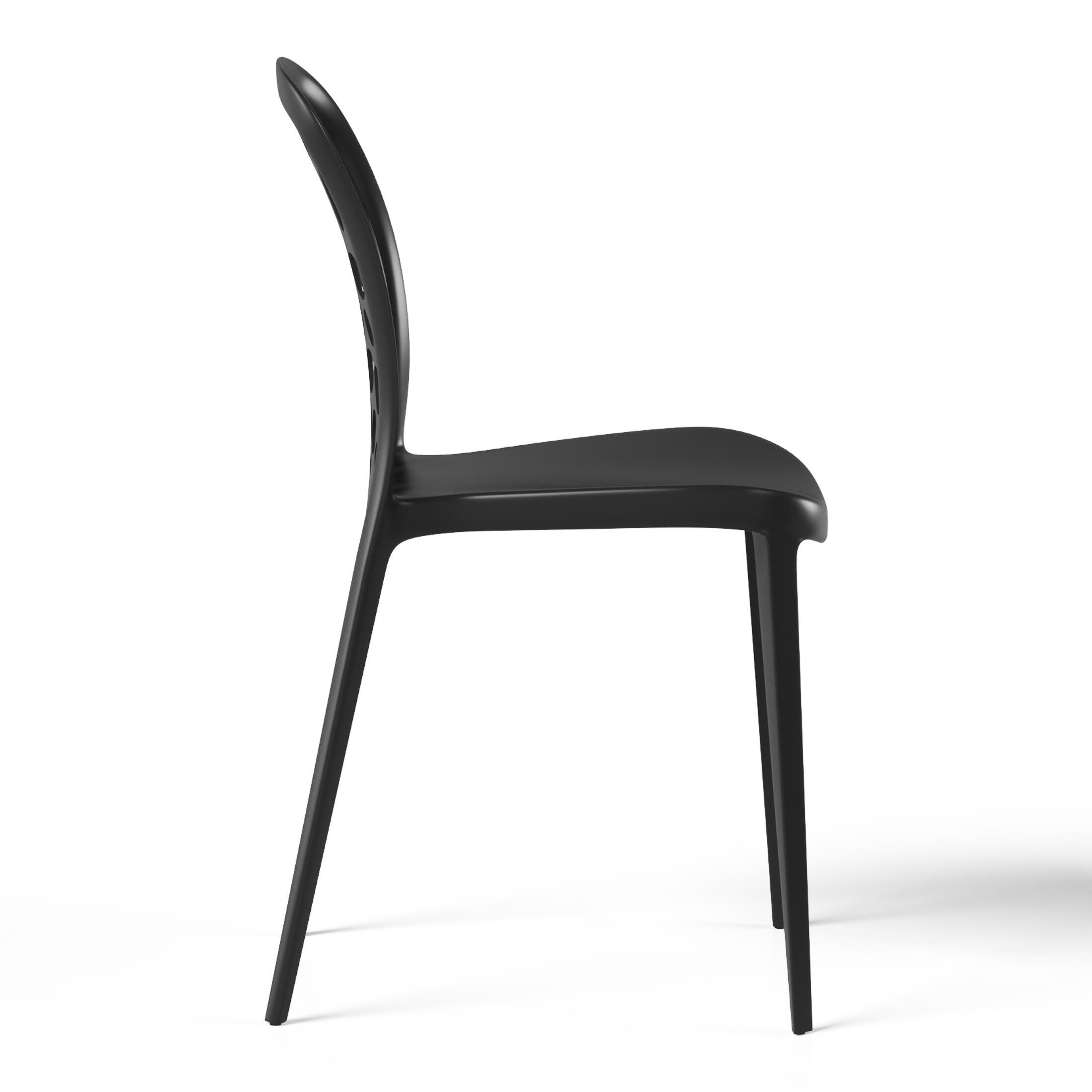 Westin Furniture Vivienne Outdoor Dining Table and 4 Chairs, Black, large