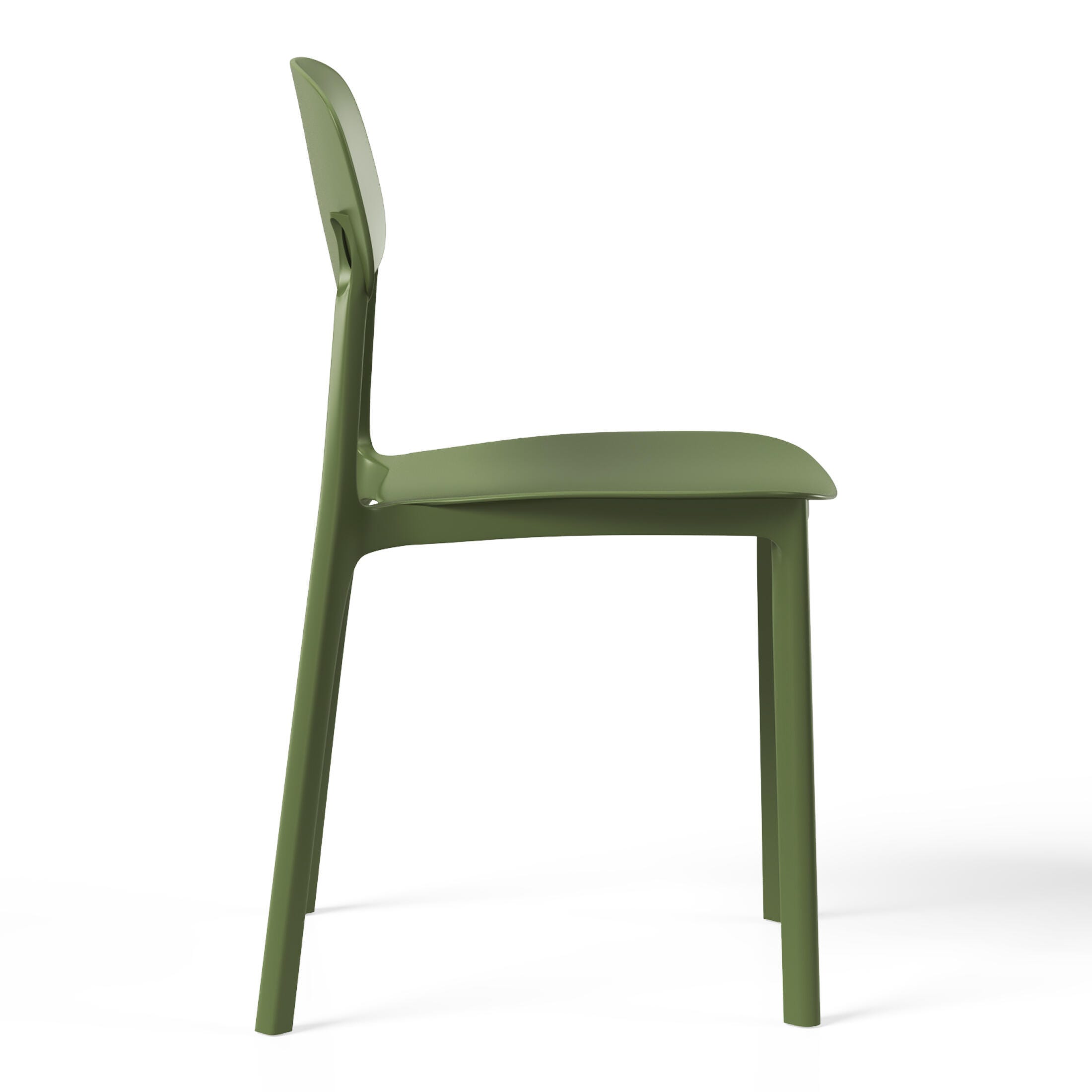Westin Furniture Sterling Outdoor Dining Table and 4 Chairs, Olive Green, large